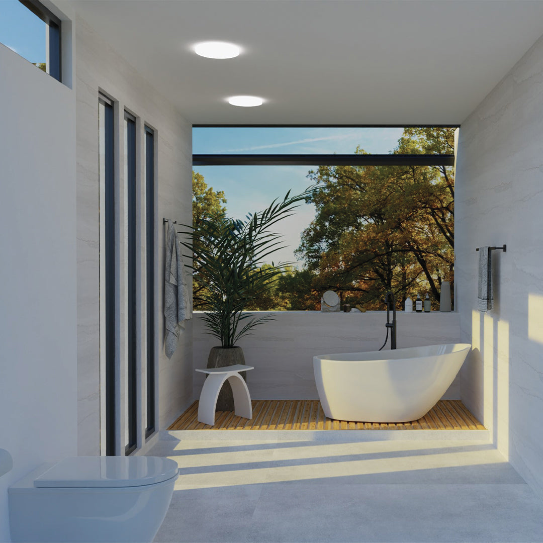 DAX Oval Freestanding Acrylic Bathtub White - 63" x 29" (BT-9092)
