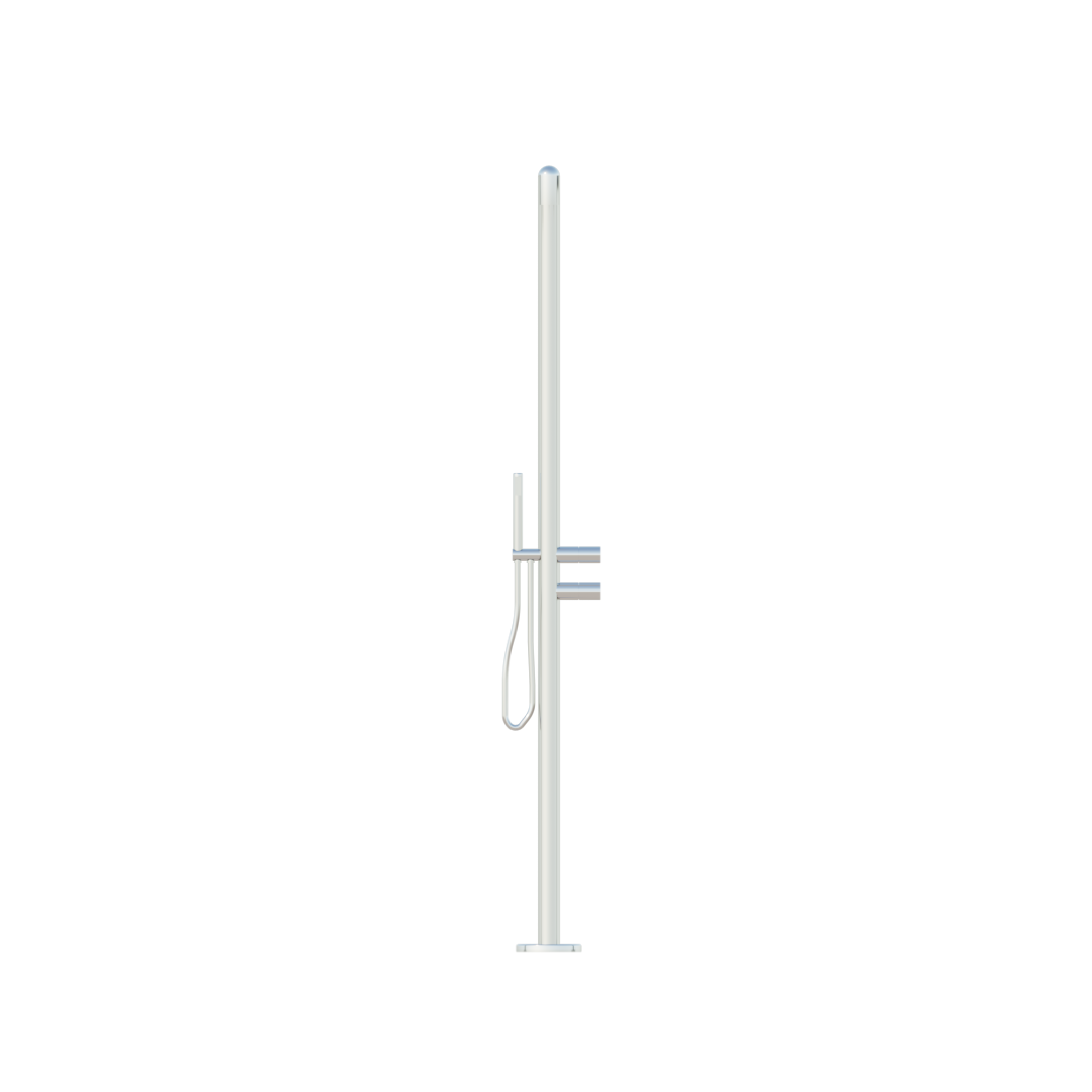 DAX Freestanding Outdoor Shower with Hand Shower and Stainless Steel Body (DAX-807271)