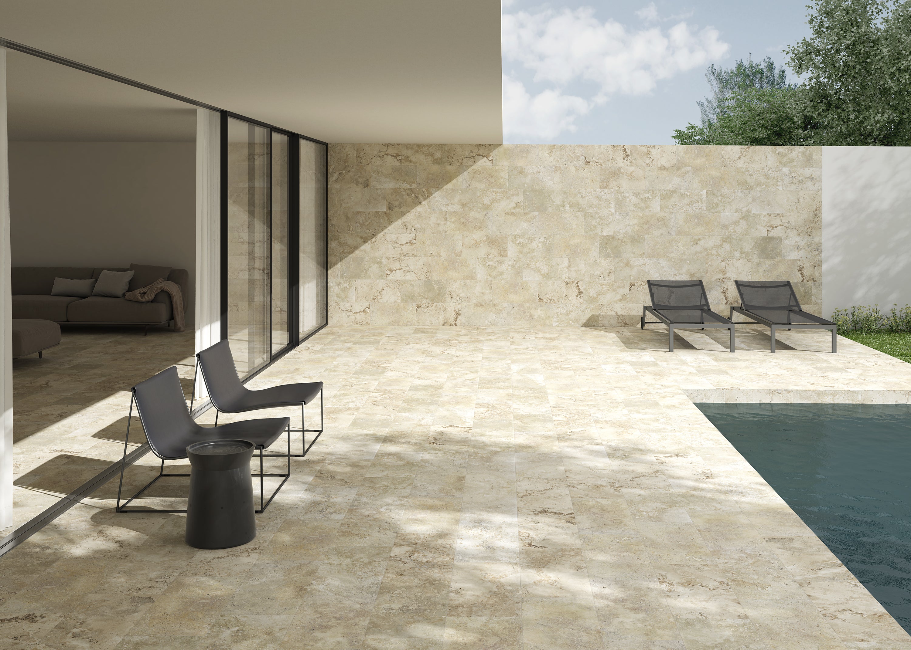 AZUVI CORAL flooring - 12 x 24 - (15.5 Sqft per Box - 8 pcs per Box - 40 Boxes per pallet)
