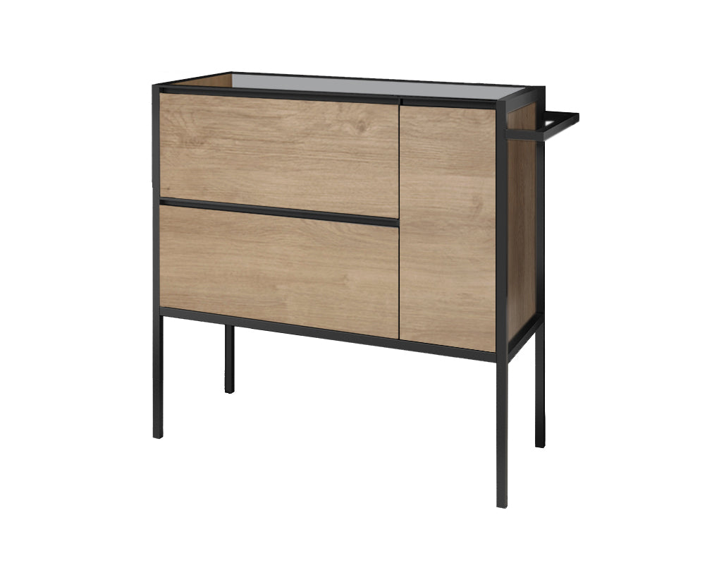 Bathroom Single Vanity Cabinet - Avant Collection by DAX - Basin Included