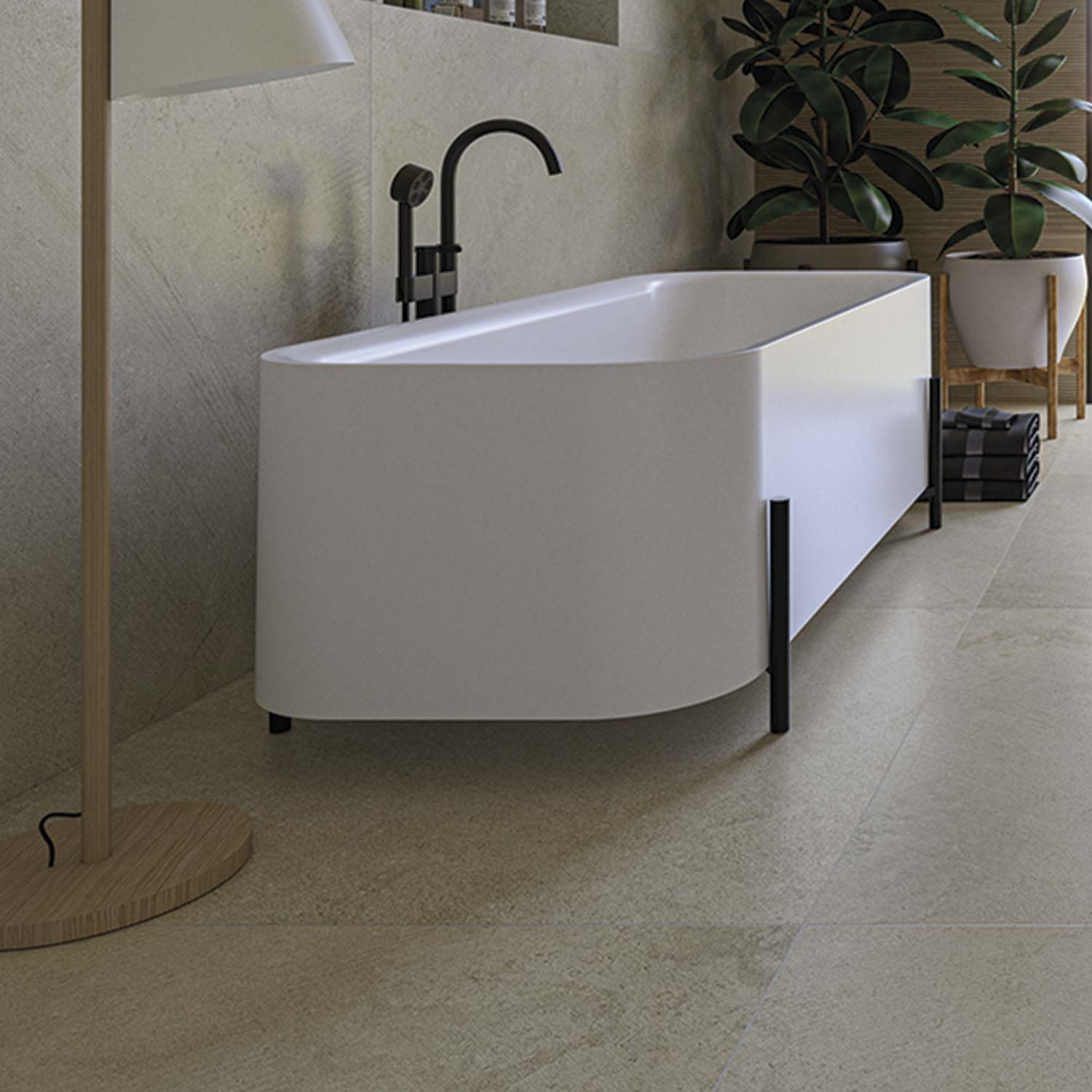 DAX AURA collection bathtub matte finish 67" x 32"