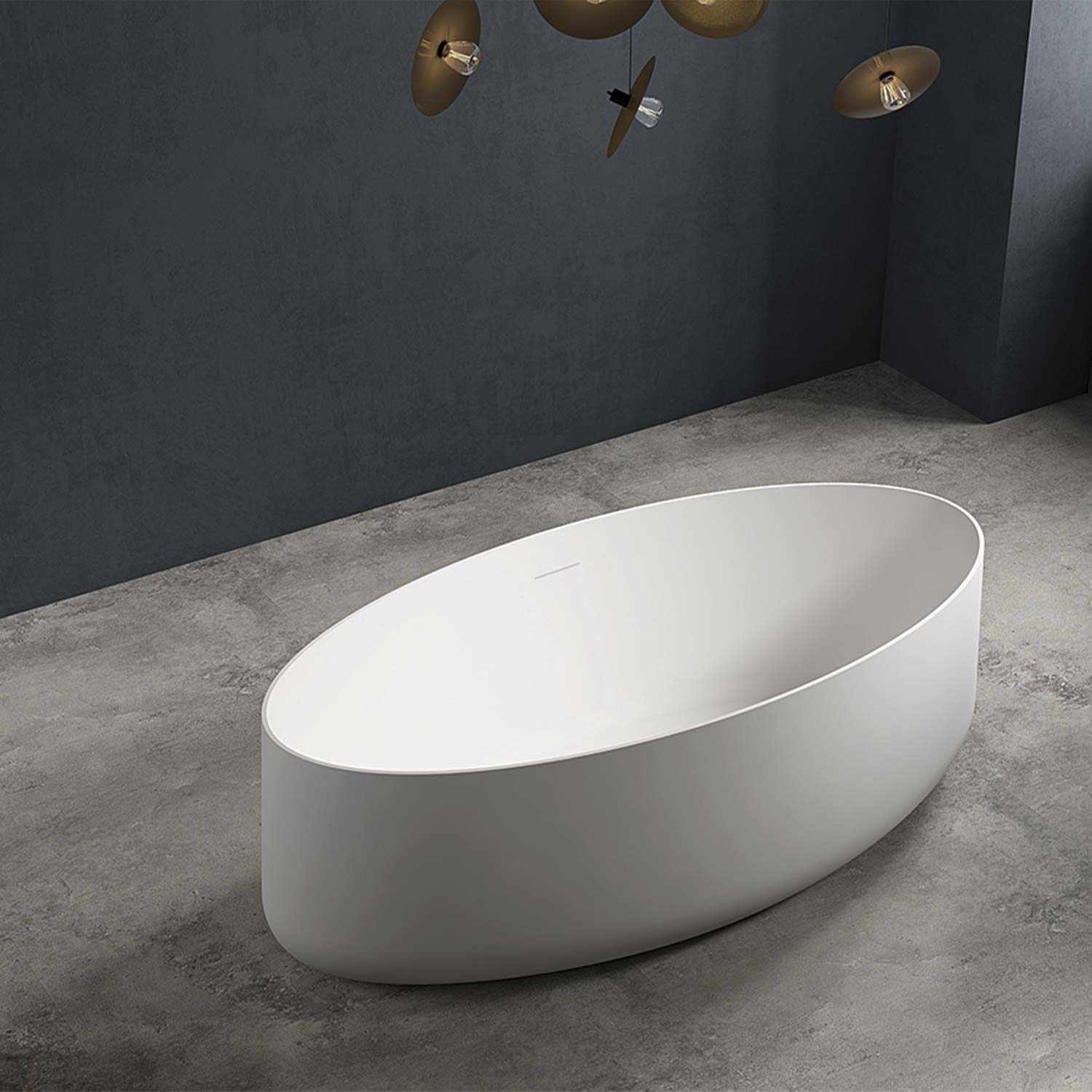 DAX ELIPSE collection bathtub matte finish 70" x 32"
