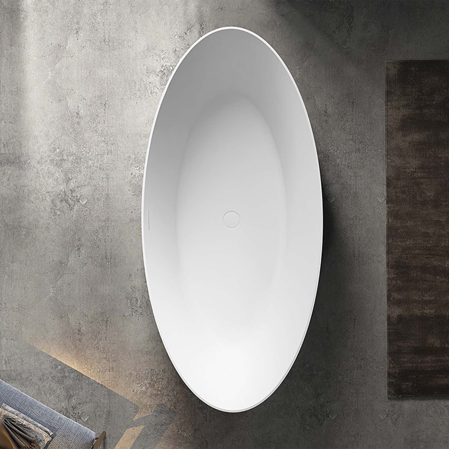 DAX ELIPSE collection bathtub matte finish 70" x 32"