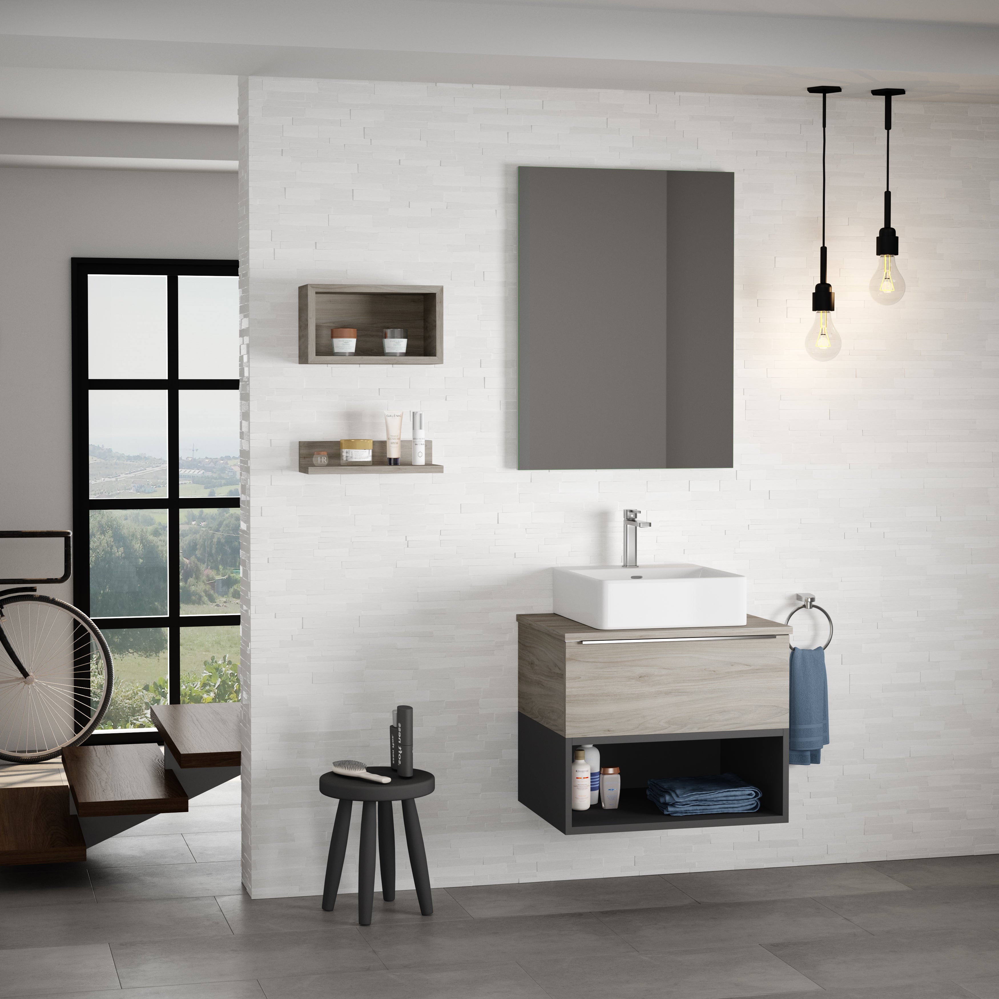 Vanities Collections by DAX
Upgrade your bathroom with sophistication and grace, uncover the perfect design that complements your character and area. Each design and finish is crafted to impress with its simplicity and elegance, elevating your bathroom to the highest level. Order online now in Daxib.com