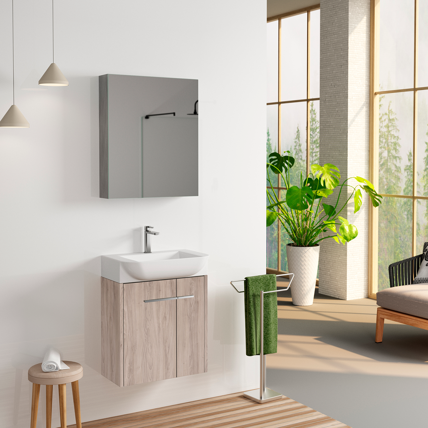 Vanities Collections by DAX
Upgrade your bathroom with sophistication and grace, uncover the perfect design that complements your character and area. Each design and finish is crafted to impress with its simplicity and elegance, elevating your bathroom to the highest level. Order online now in Daxib.com