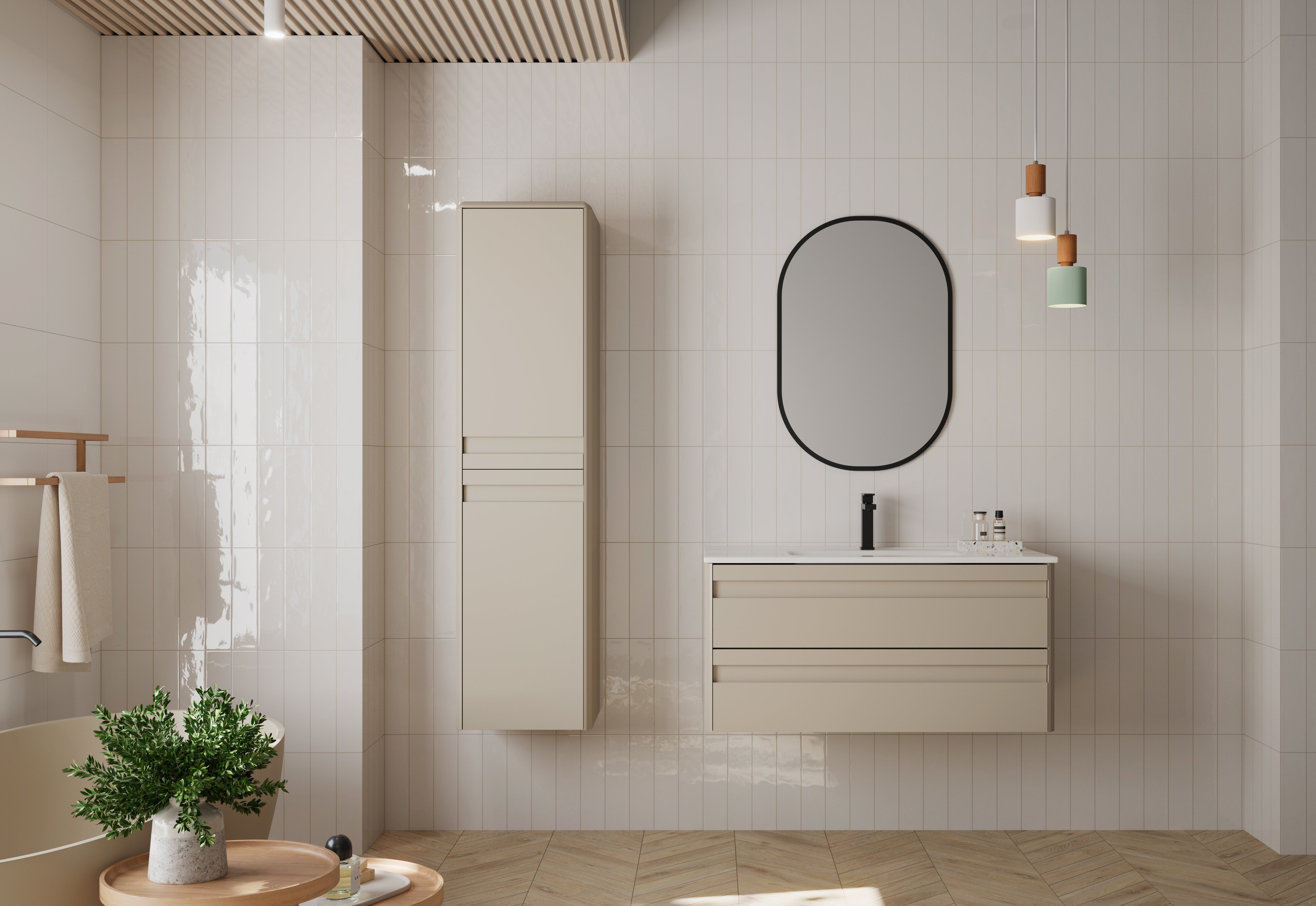 DAX Venice Single Bathroom Vanity Cabinet with Onix Basin