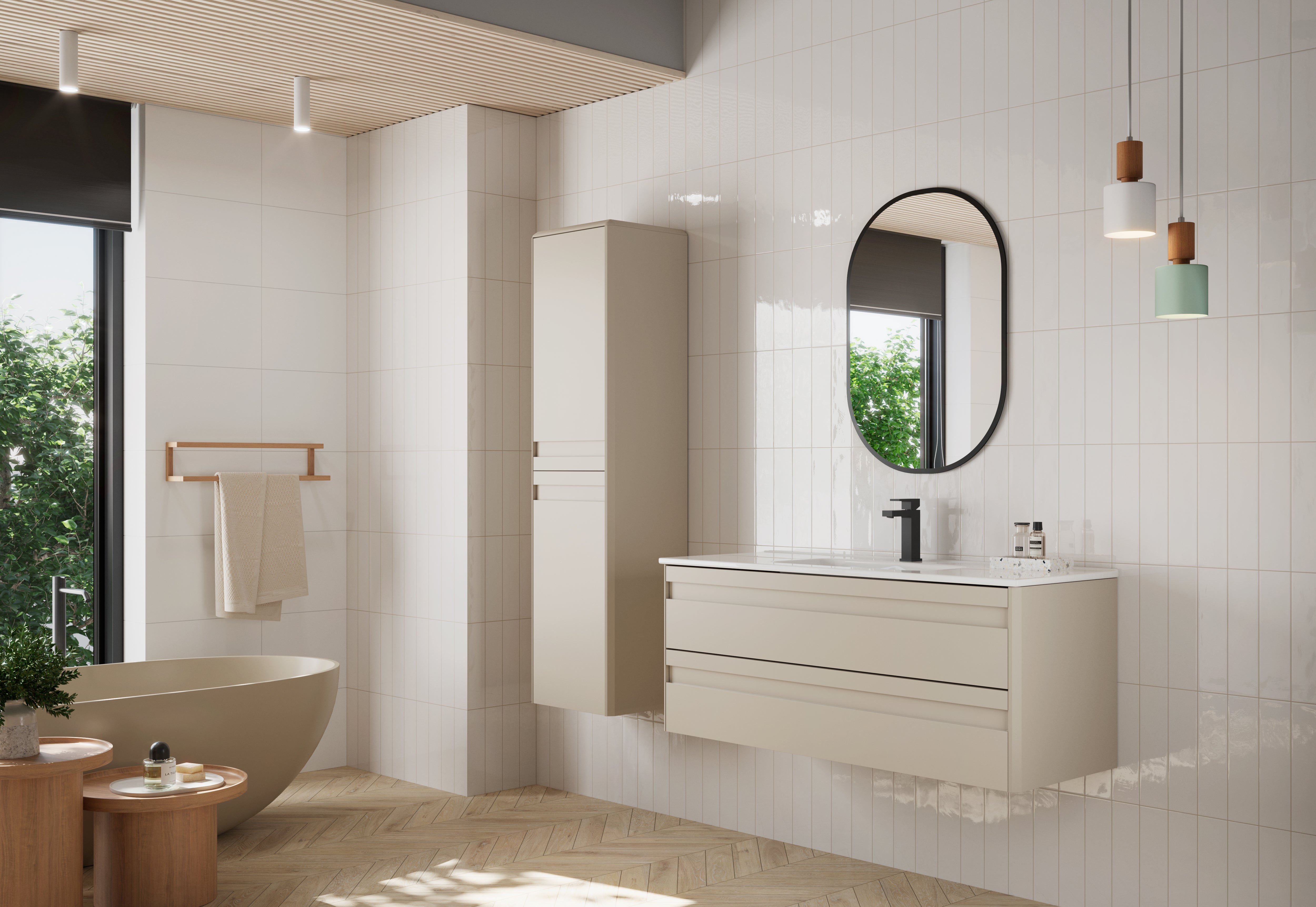 DAX Venice Single Bathroom Vanity Cabinet with Onix Basin