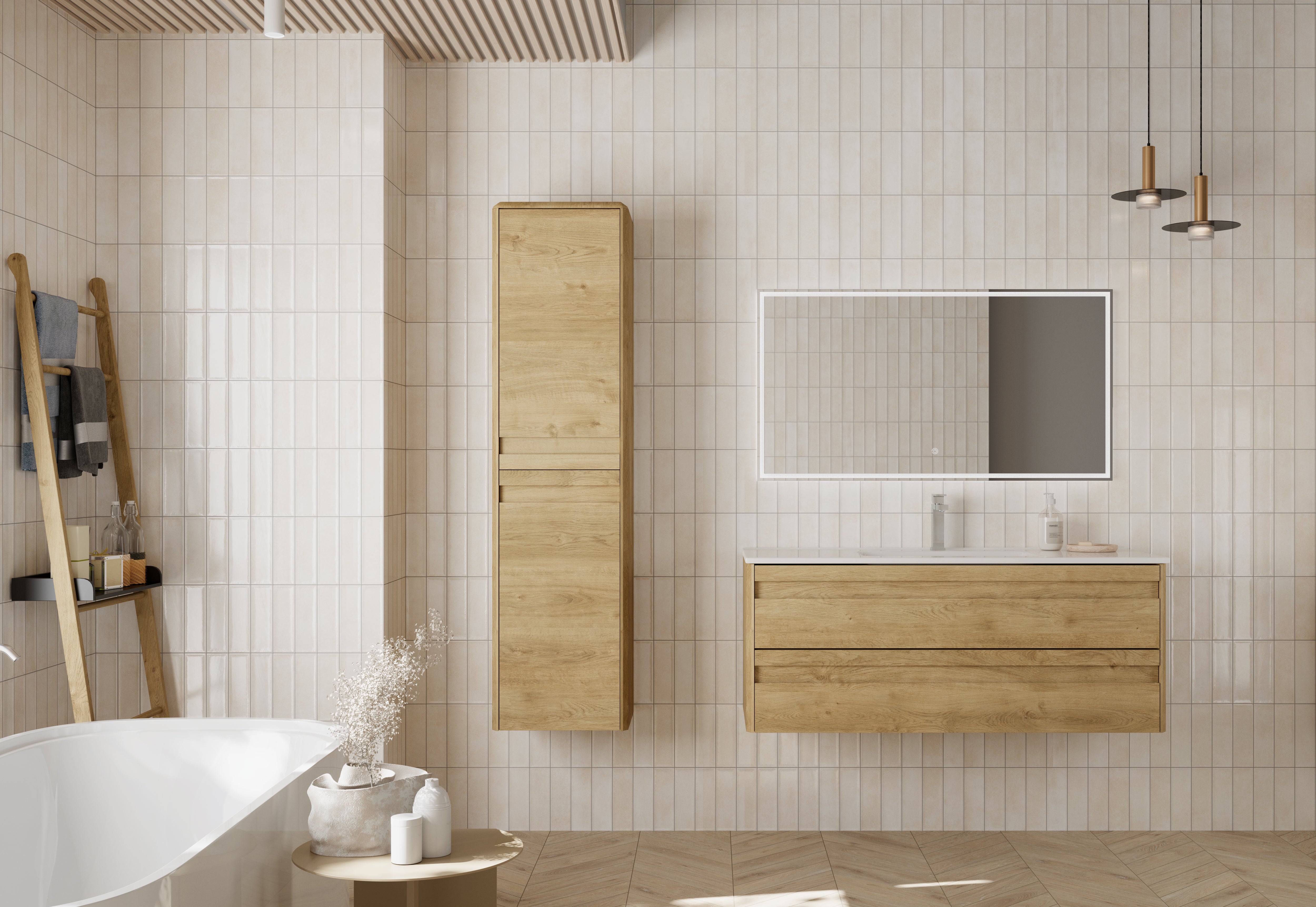 DAX Venice Single Bathroom Vanity Cabinet with Onix Basin