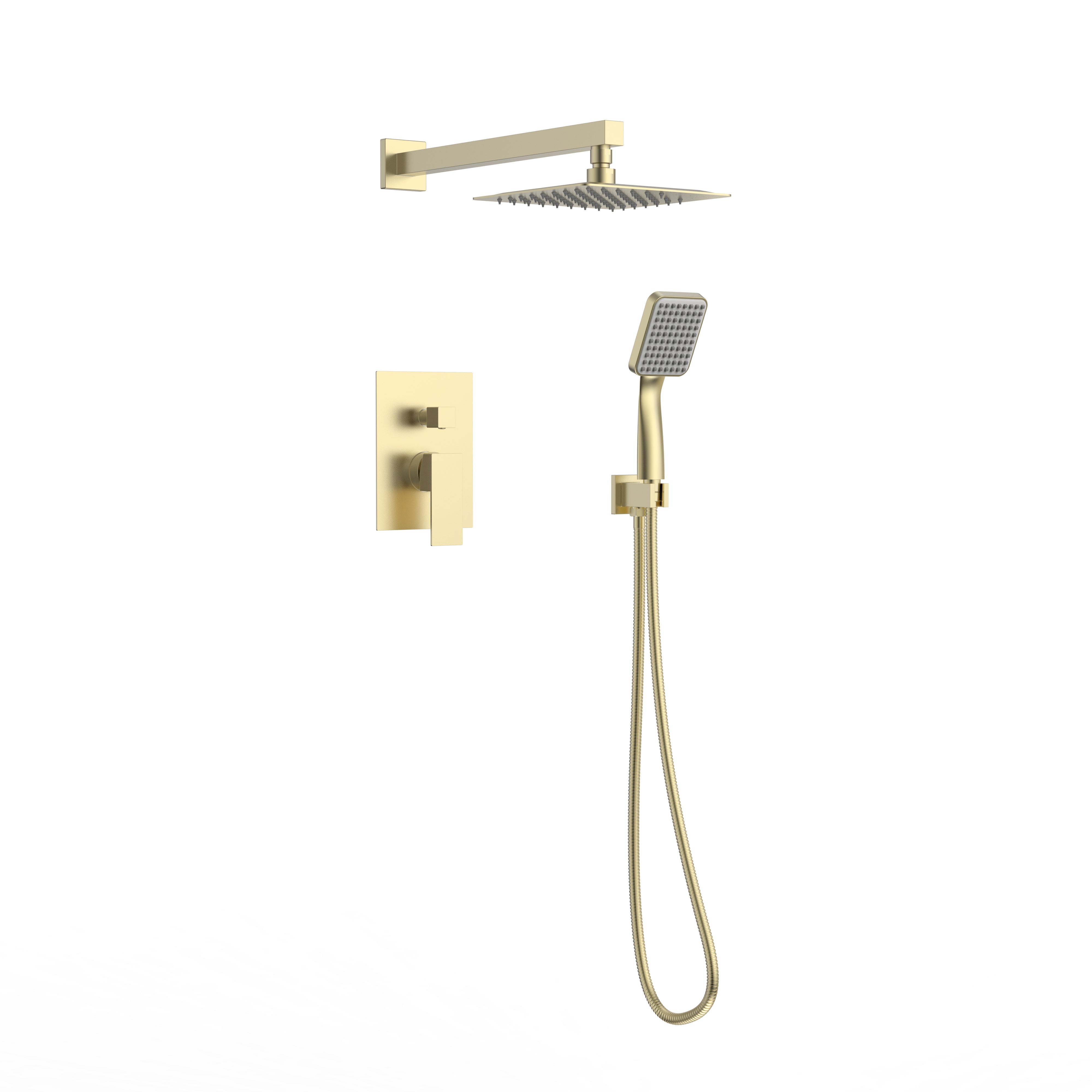 DAX Roma Square Shower System with Hand Shower