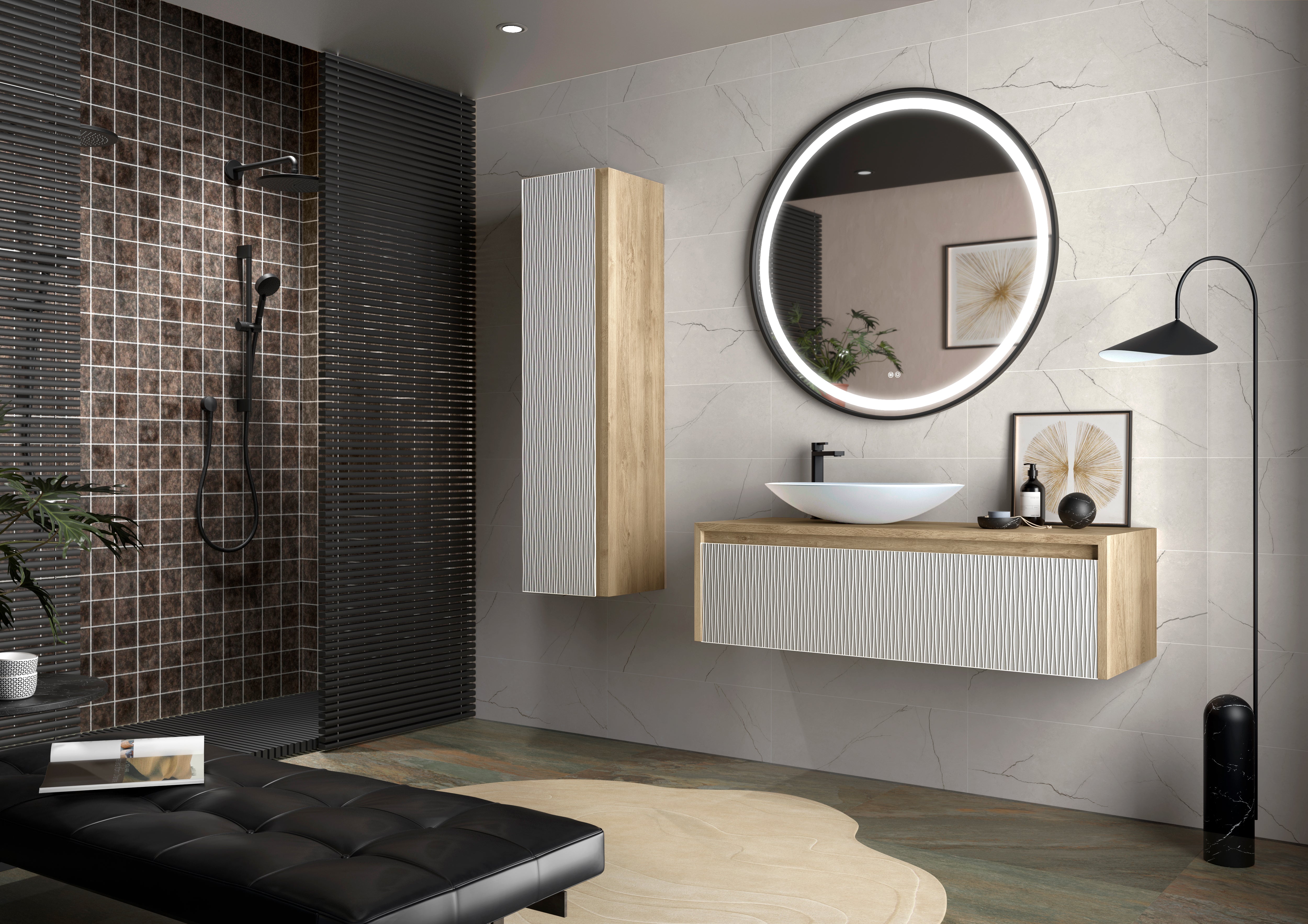 Bathroom Vanity Cabinet LAMBDA Collection by DAX