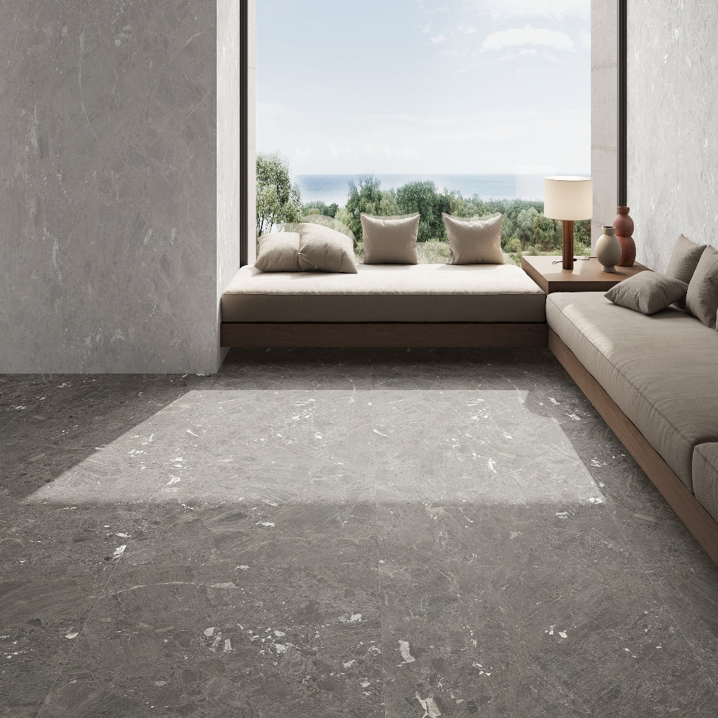 Ceramic Tile AZUVI MYSTERY Flooring Collection by DAX
Size: 48 x 48
Sqft pr Box: 15.49
Pieces per Box: 1
Price per Box: $77.35
Boxes per Pallet: 40
High-quality and durable flooring tiles, available in a wide range of colors and textures. Perfect for any space, combining strength with stylish versatility.