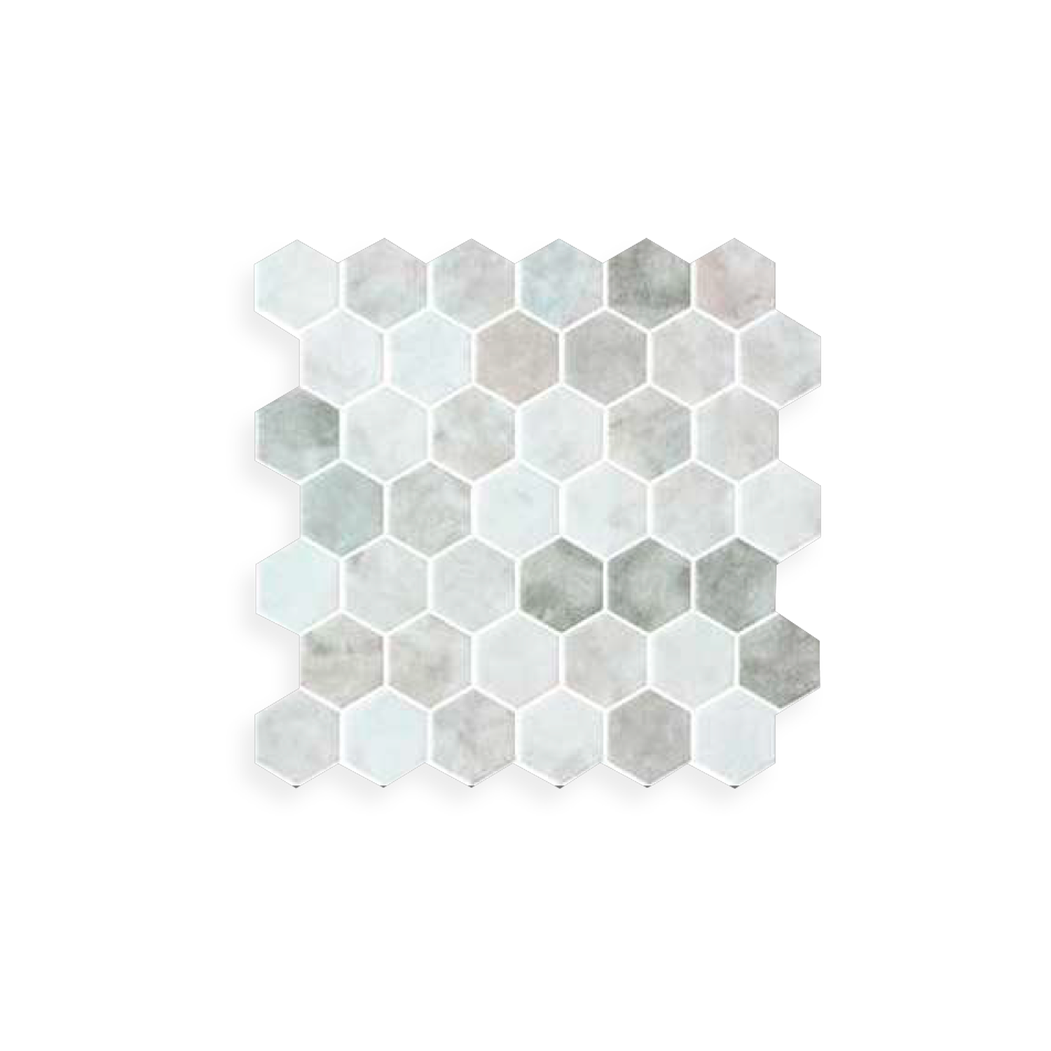Transform any space with this Onix tile. The hexagon pattern on this 12x12 tile gives it a unique and sophisticated look.
High-quality and durable flooring tiles, available in a wide range of colors and textures. Perfect for any space, combining strength with stylish versatility. We offer the highest quality in our diverse lines of ceramic tile. Design and good taste combine to elevate the ambiance you want to create.