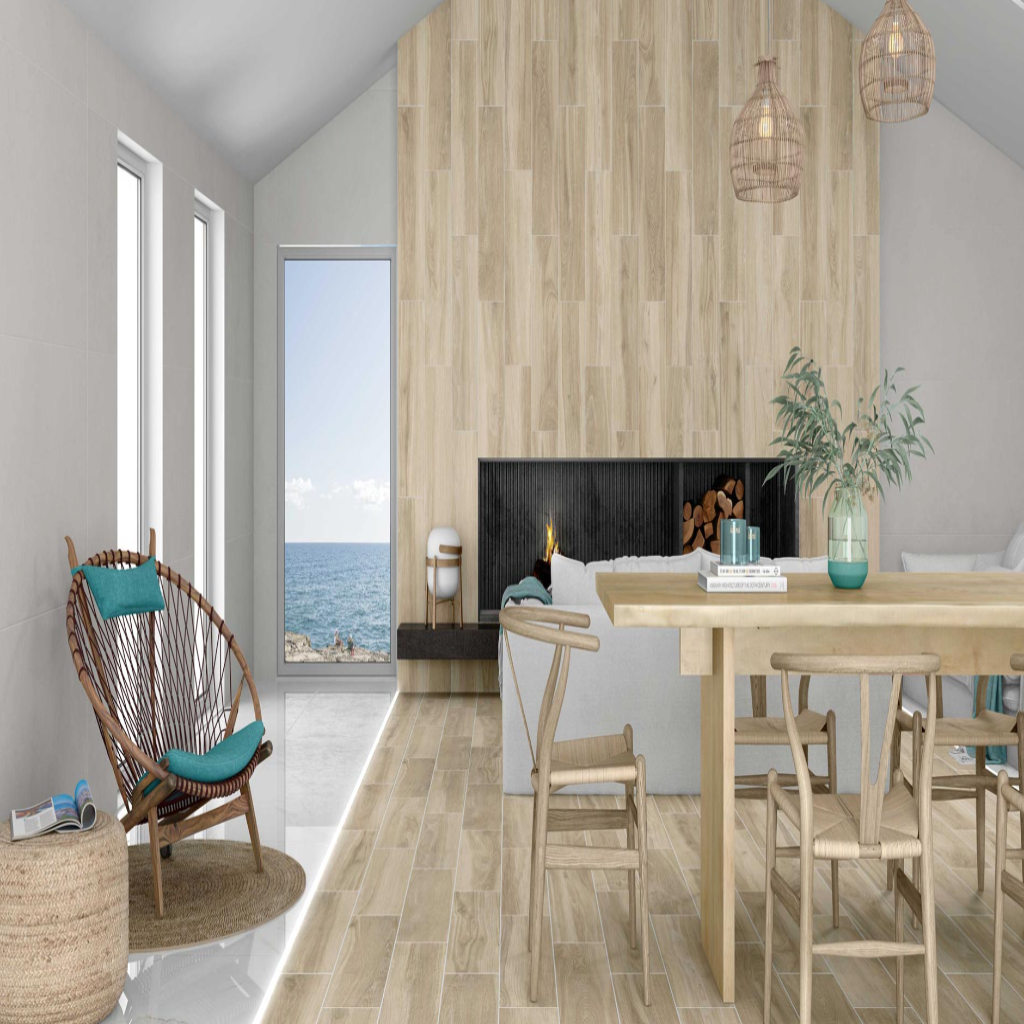 Ceramic Tile TAU ORIGIN Flooring Collection by DAX
Size: 8" x 48"
Sqft pr Box: 15.49
Pieces per Box: 6
Price per Box: $61.55
Boxes per Pallet: 44
Size: 12" x 72"
Sqft pr Box: 17.44
Pieces per Box: 3
Price per Box: $69.24
Boxes per Pallet: 3
High-quality and durable flooring tiles, available in a wide range of colors and textures. Perfect for any space, combining strength with stylish versatility.