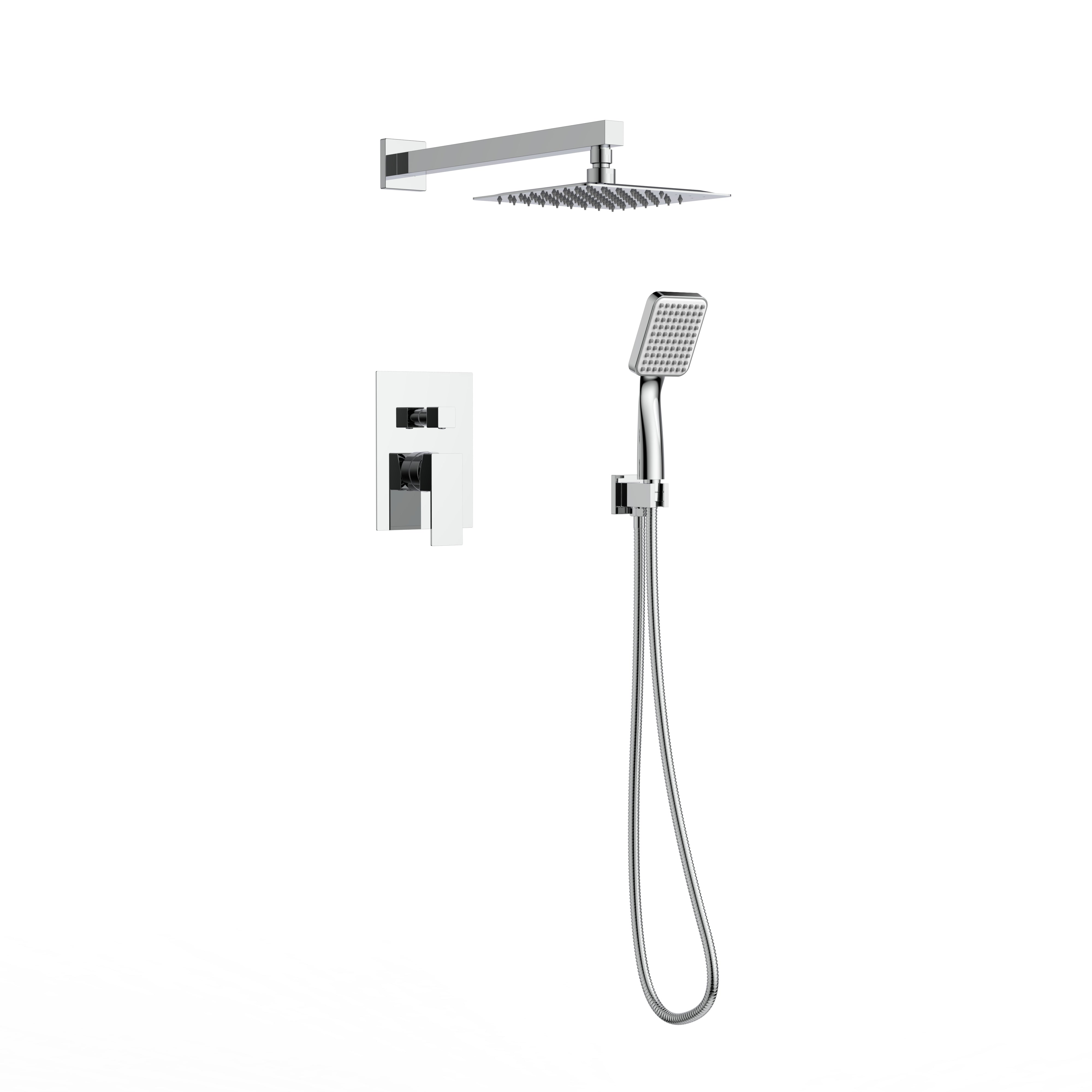 DAX Roma Square Shower System with Hand Shower