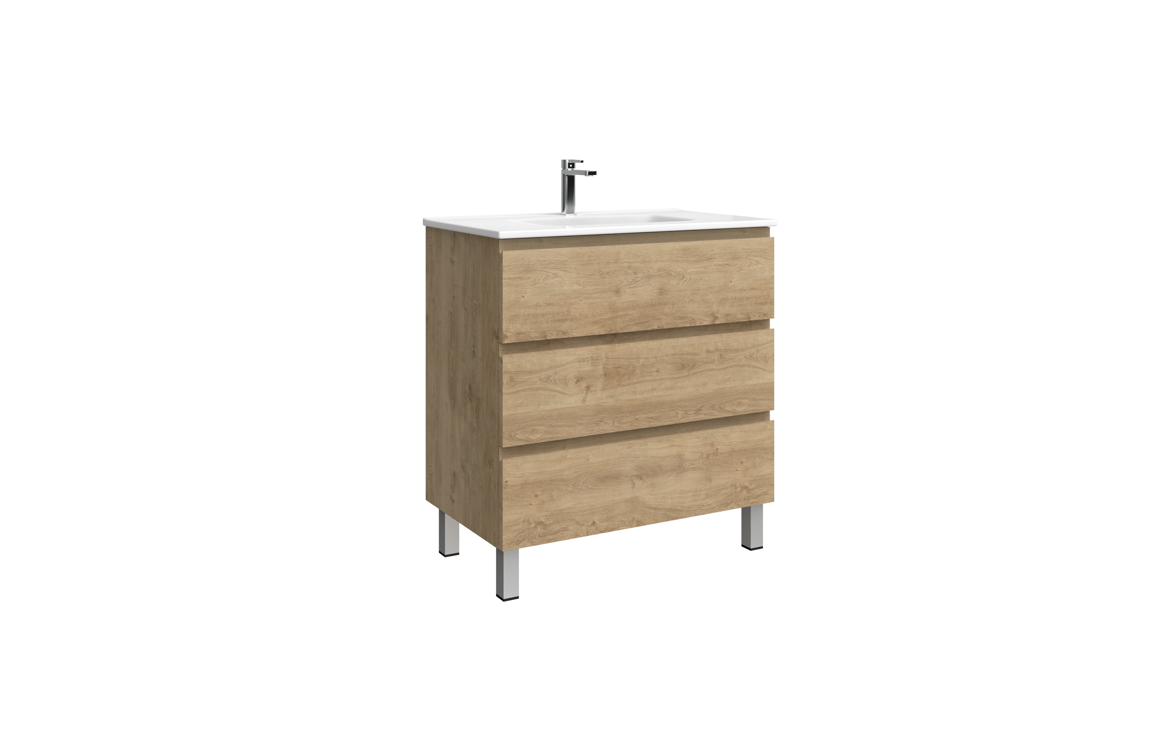 Bathroom Vanity Cabinet - Costa Collection by DAX - Basin Included