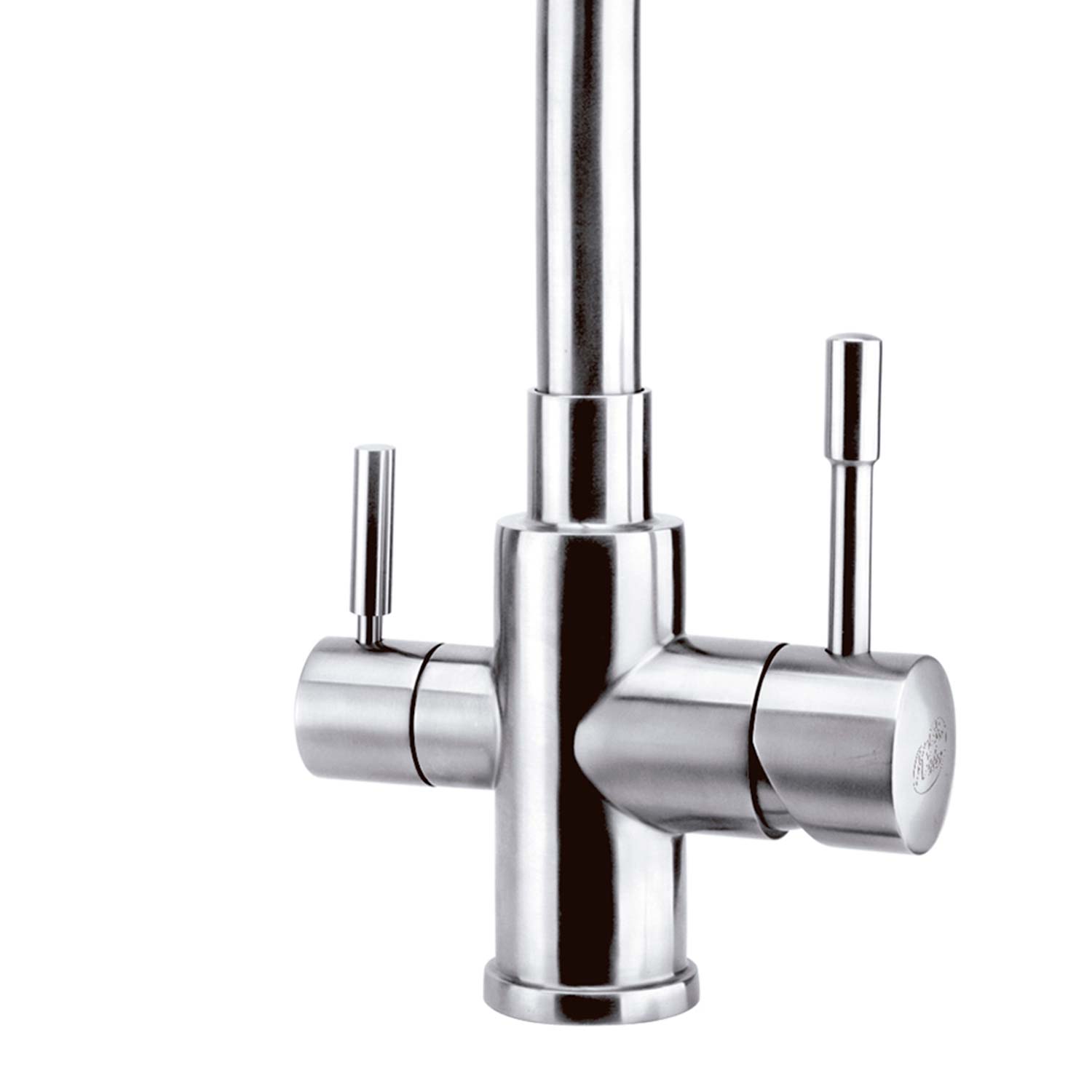 DAX Double Handle Kitchen Filter Faucet - Brushed Nickel (DAX-16005-BN)