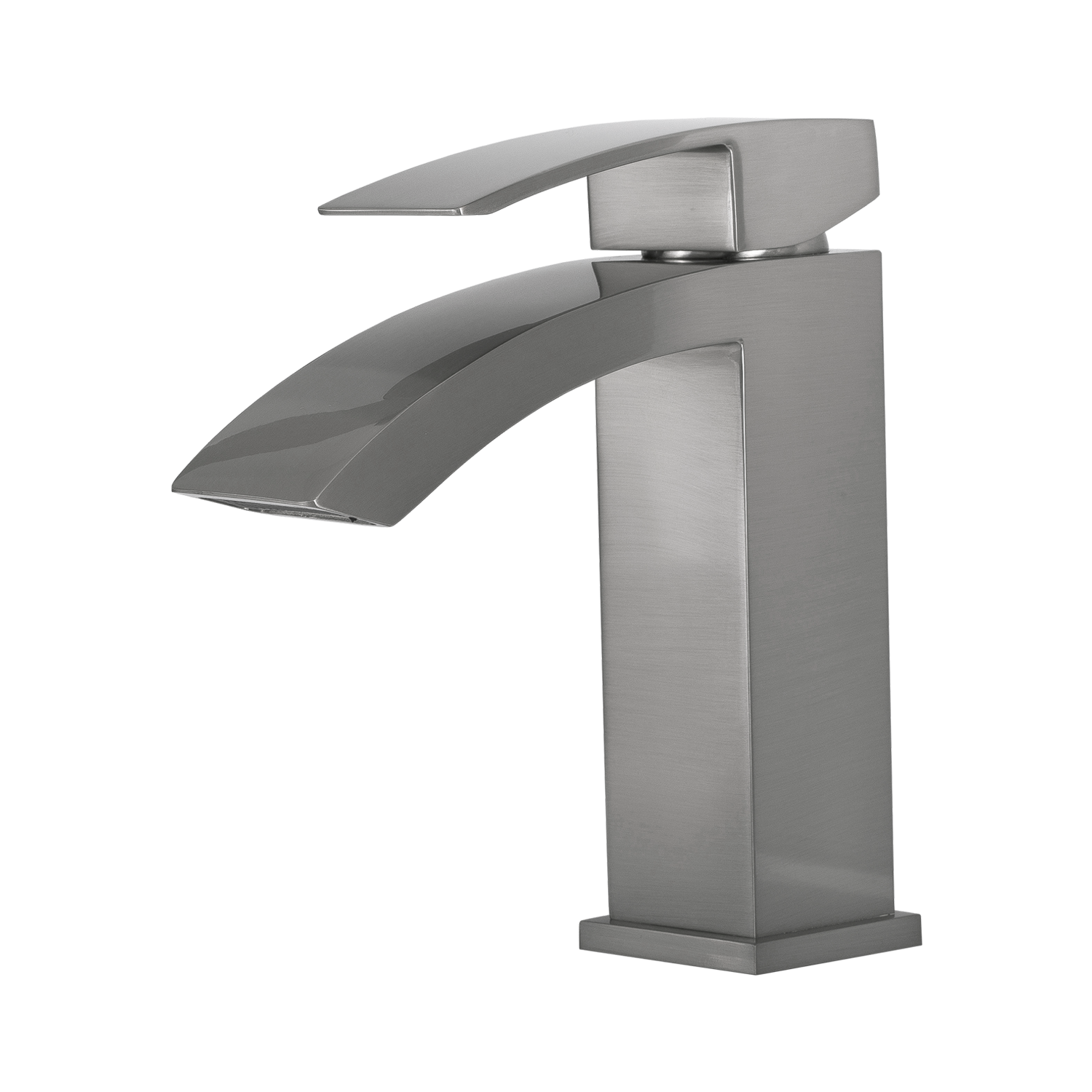 DAX Single Handle Waterfall Bathroom Faucet, Brass Body, 4-7/8 x 7 Inches (DAX-6690A)