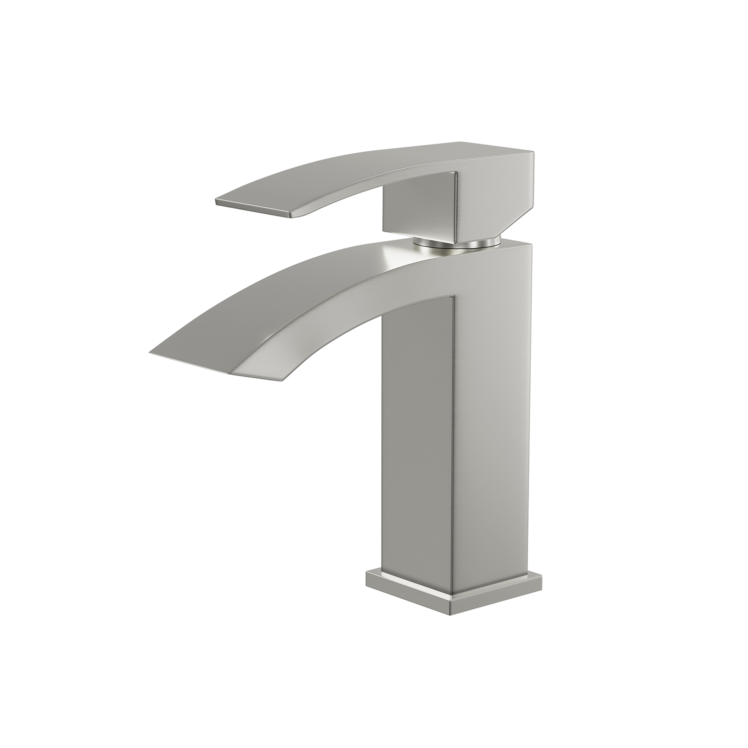DAX Single Handle Waterfall Bathroom Faucet, Brass Body,  4-7/8 x 7 Inches (DAX-6690A)