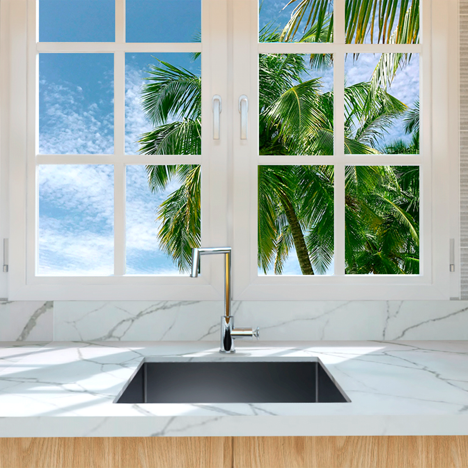 DAX Single Handle Kitchen Faucet (DAX-8020034)