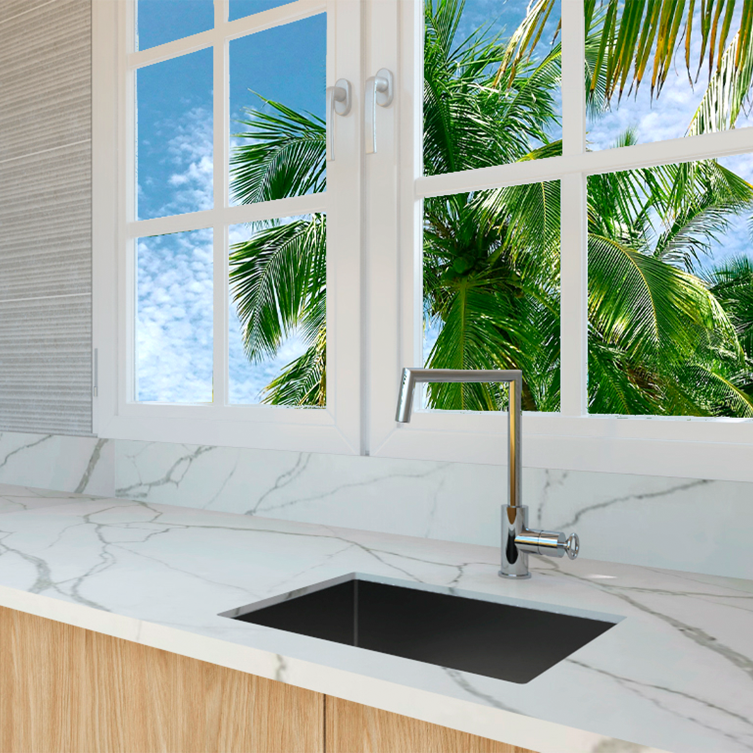 DAX Single Handle Kitchen Faucet (DAX-8020034)