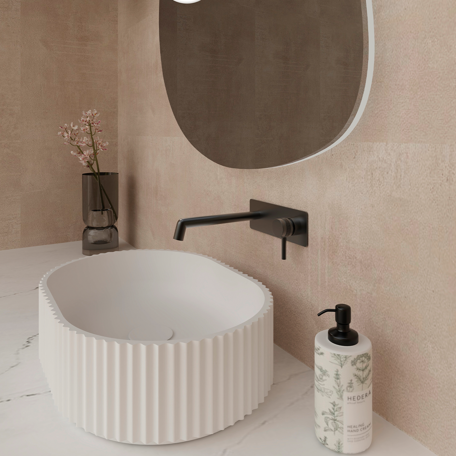 DAX Wall Mount Single Handle Bathroom Faucet (DAX-8030043)