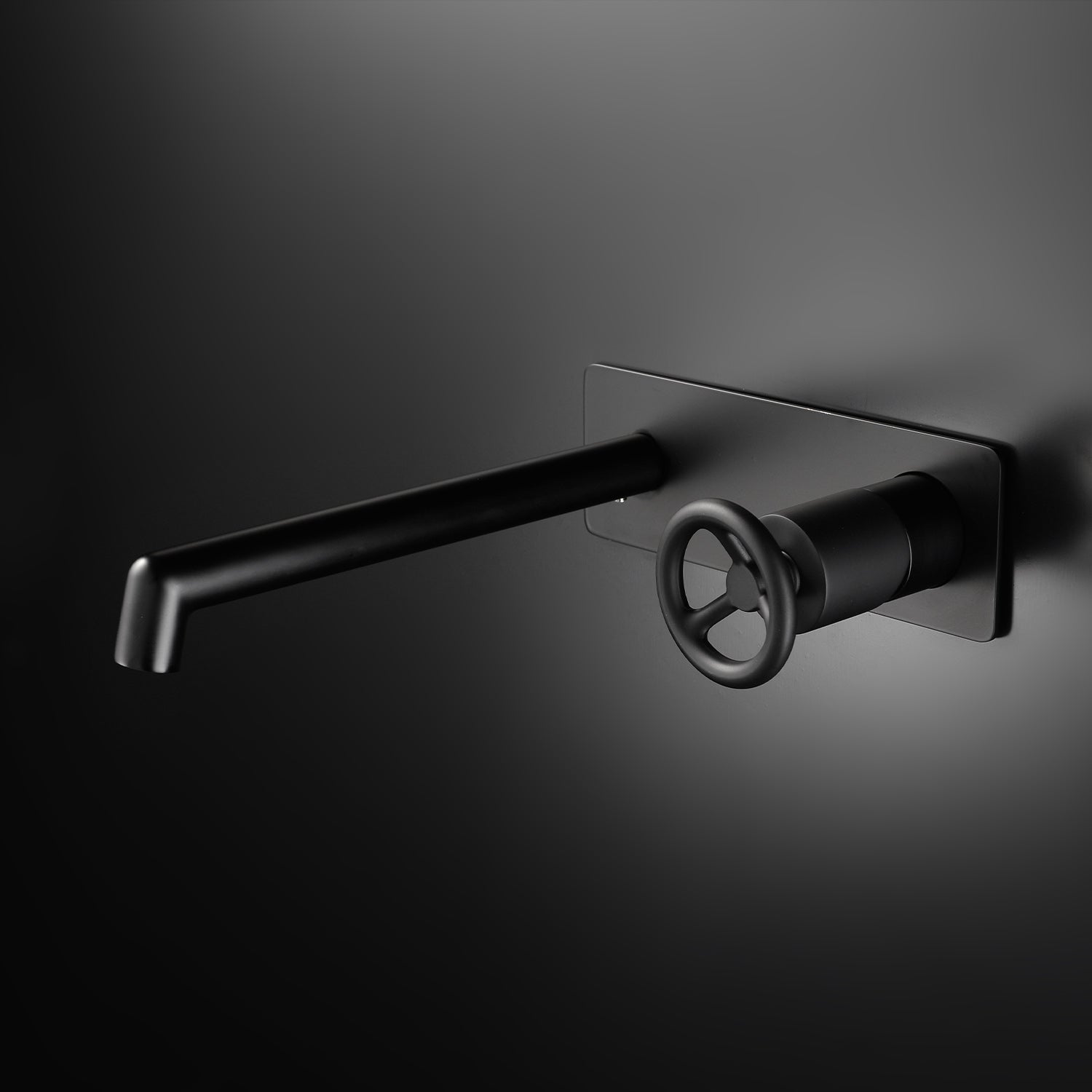DAX Wall Mount Single Handle Bathroom Faucet Chrome Finish (DAX-8030044)