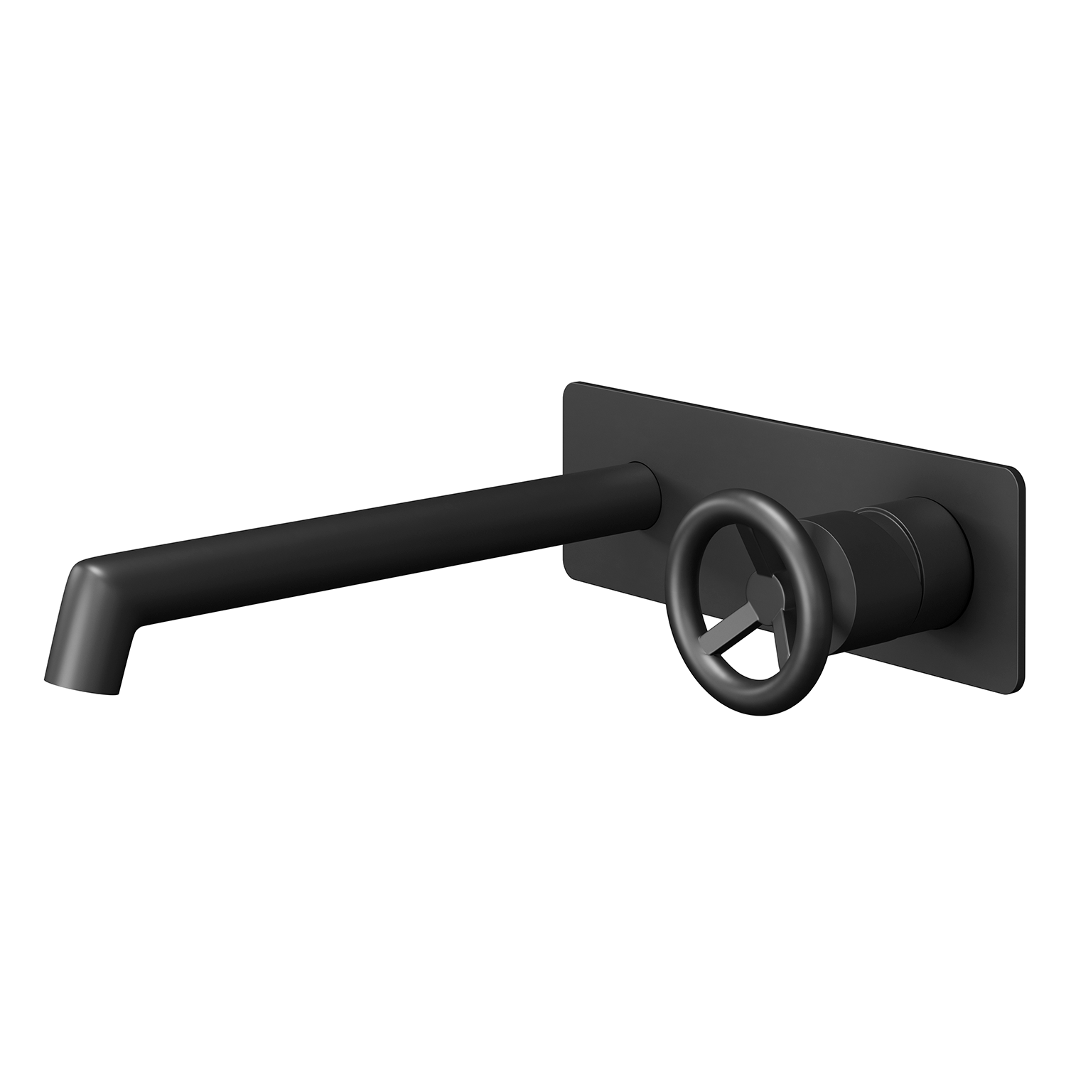 DAX Wall Mount Single Handle Bathroom Faucet Chrome Finish (DAX-8030044)