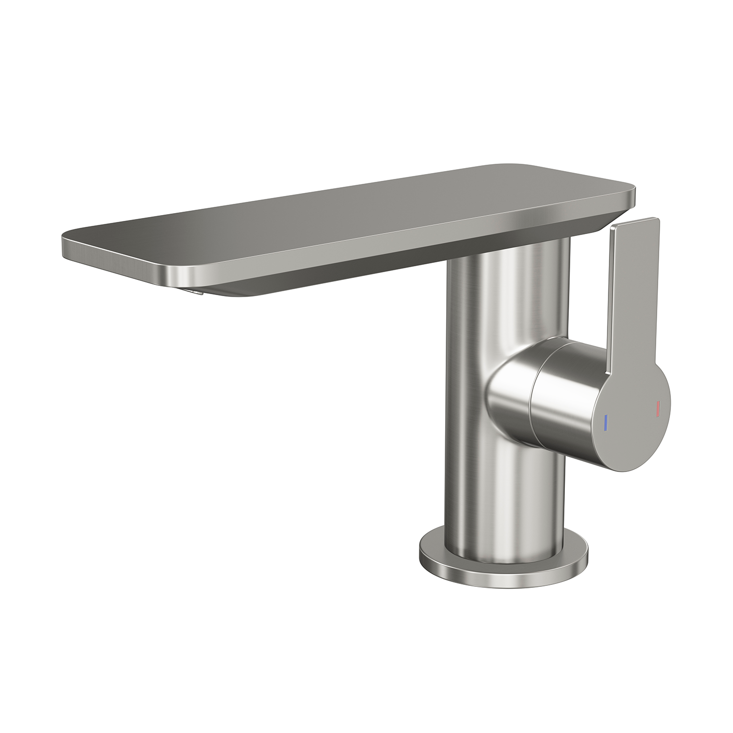 DAX Single Handle Bathroom Waterfall Faucet, Deck Mount, Brass Body, Spout Height 4-15/16 Inches (DAX-8205)