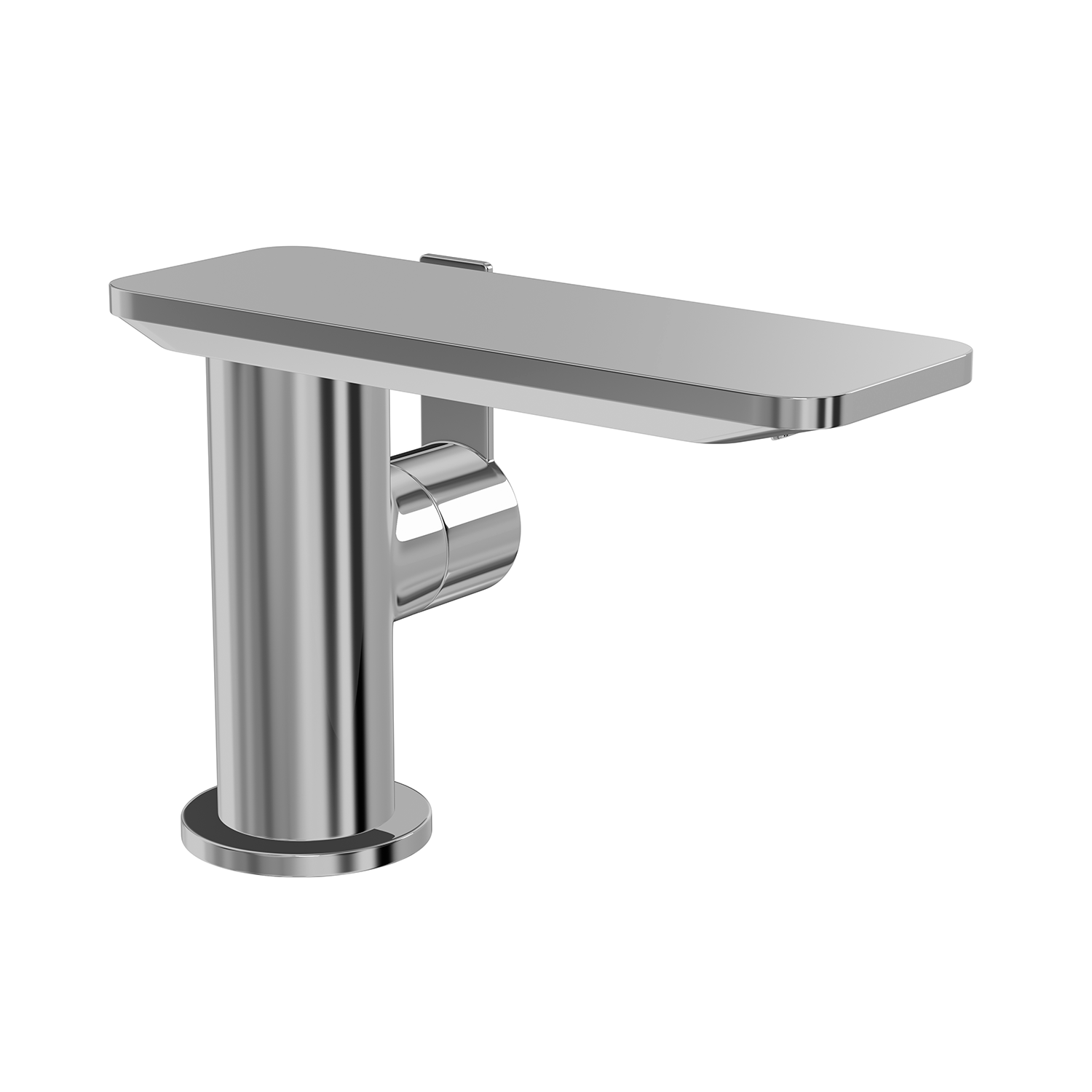 DAX Single Handle Bathroom Waterfall Faucet, Deck Mount, Brass Body, Spout Height 4-15/16 Inches (DAX-8205)