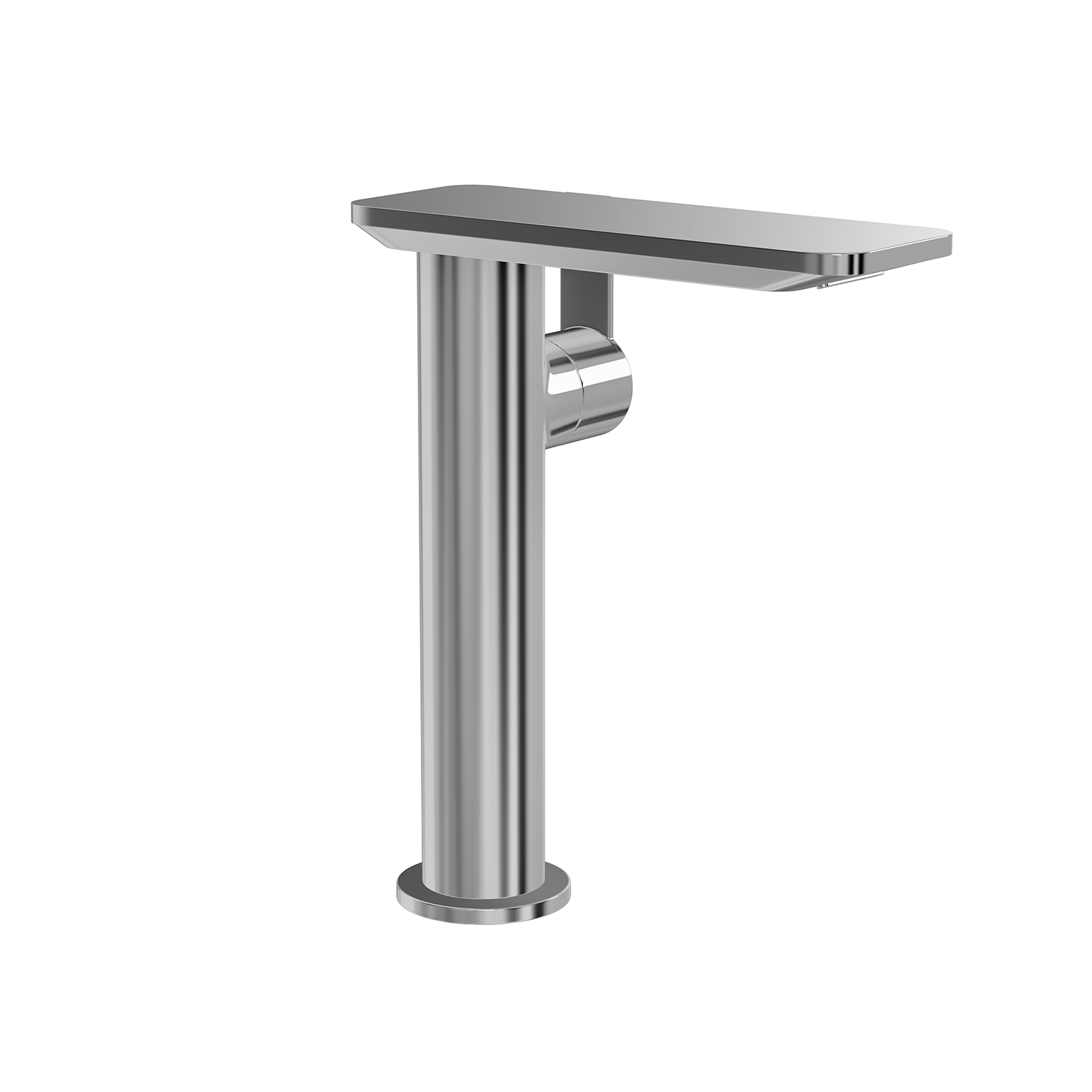 DAX Single Handle Bathroom Waterfall Vessel Sink Faucet, Deck Mount, Brass Body, Spout Height 8-1/16 Inches (DAX-8205A)