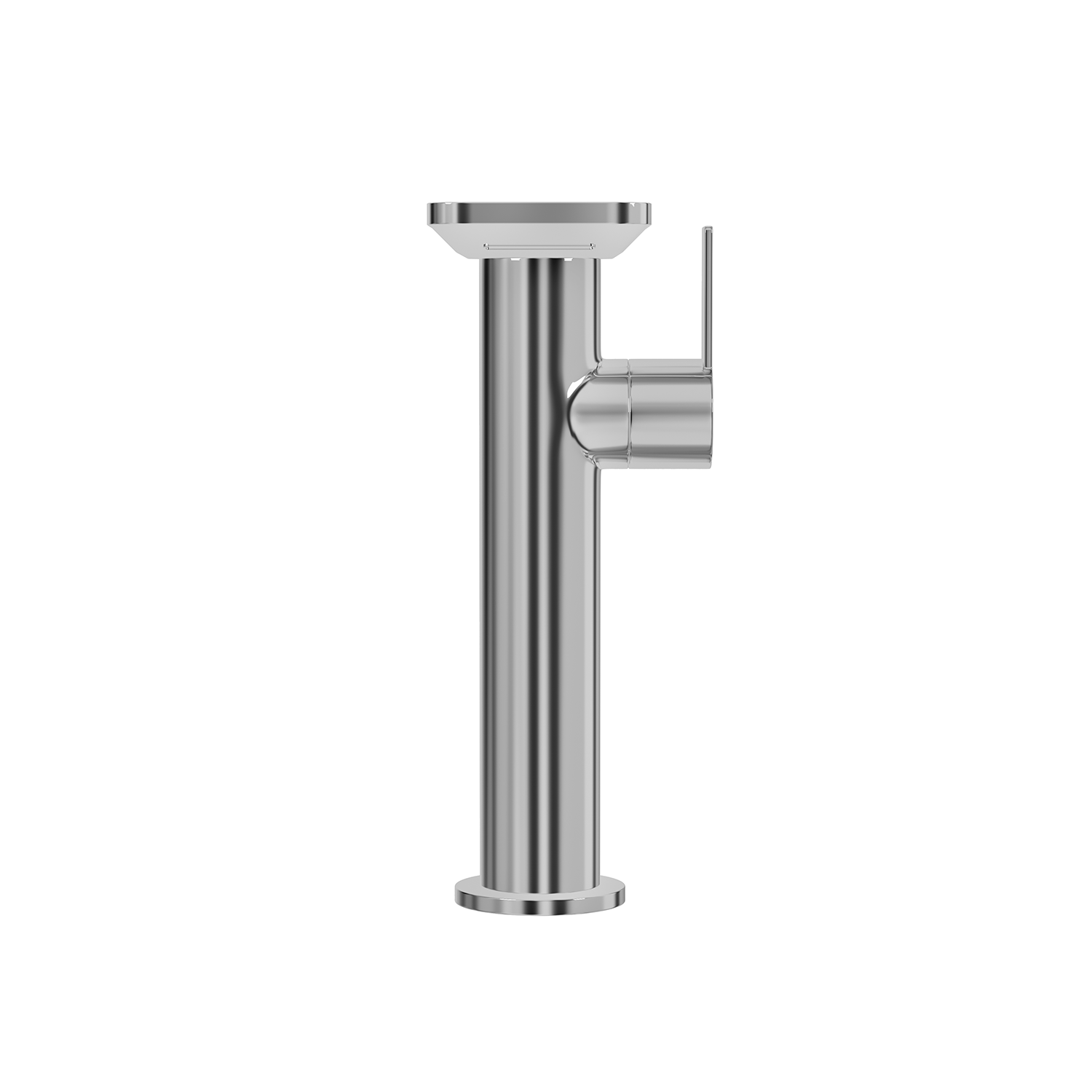DAX Single Handle Bathroom Waterfall Vessel Sink Faucet, Deck Mount, Brass Body, Spout Height 8-1/16 Inches (DAX-8205A)