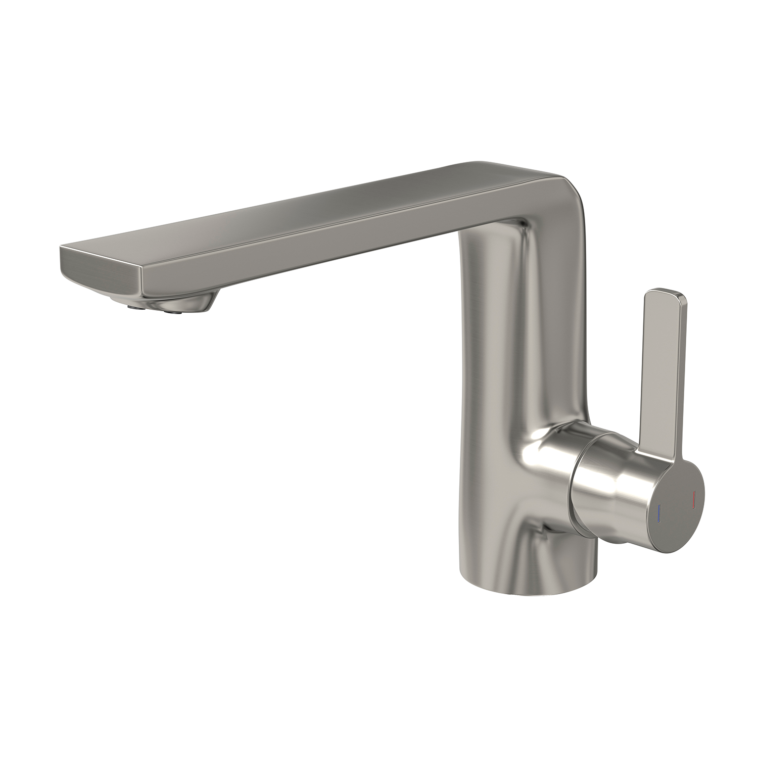 DAX Single Handle Bathroom Faucet, Brass Body, Chrome Finish, Spout Height 4-15/16 Inches (DAX-8226)