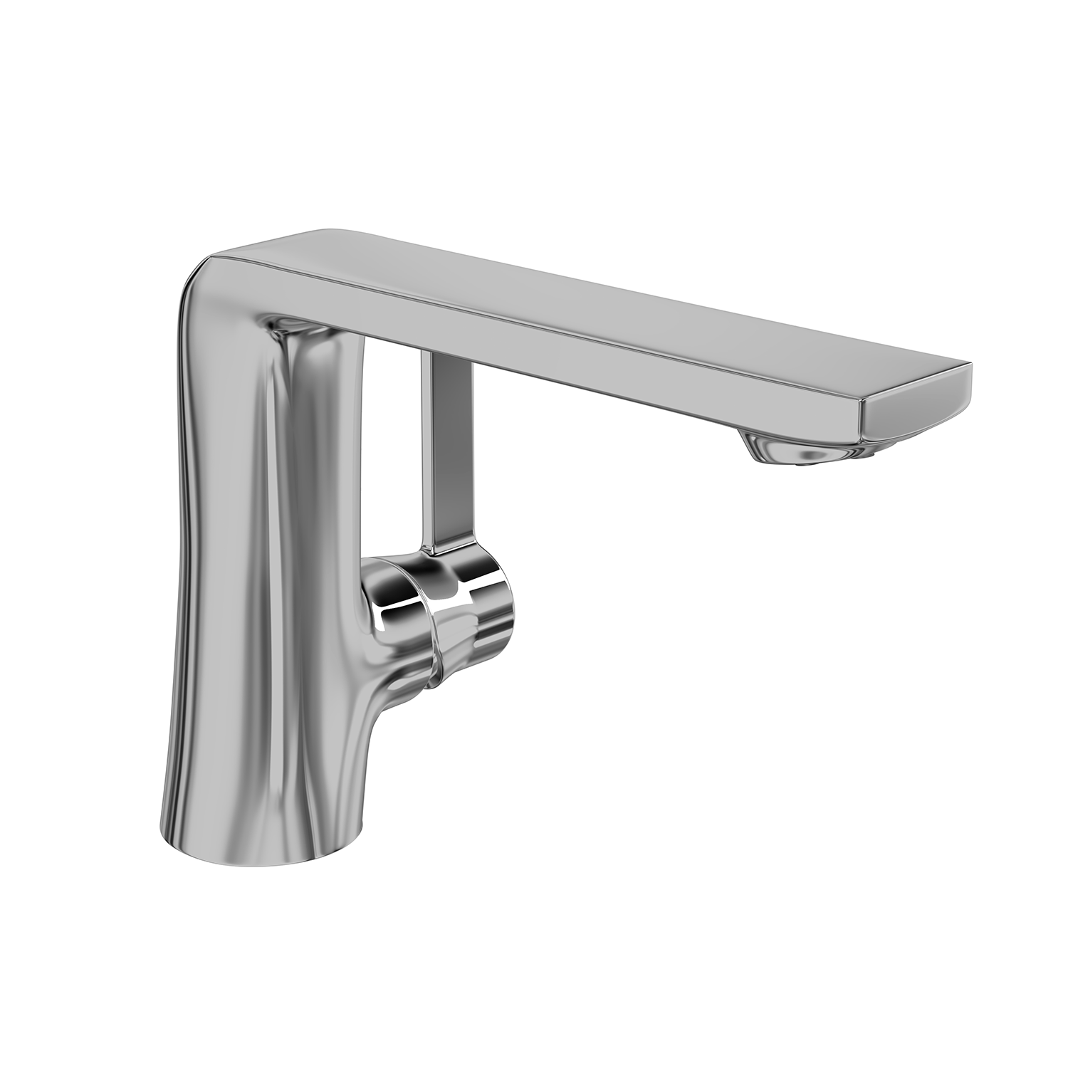 DAX Single Handle Bathroom Faucet, Brass Body, Chrome Finish, Spout Height 4-15/16 Inches (DAX-8226)