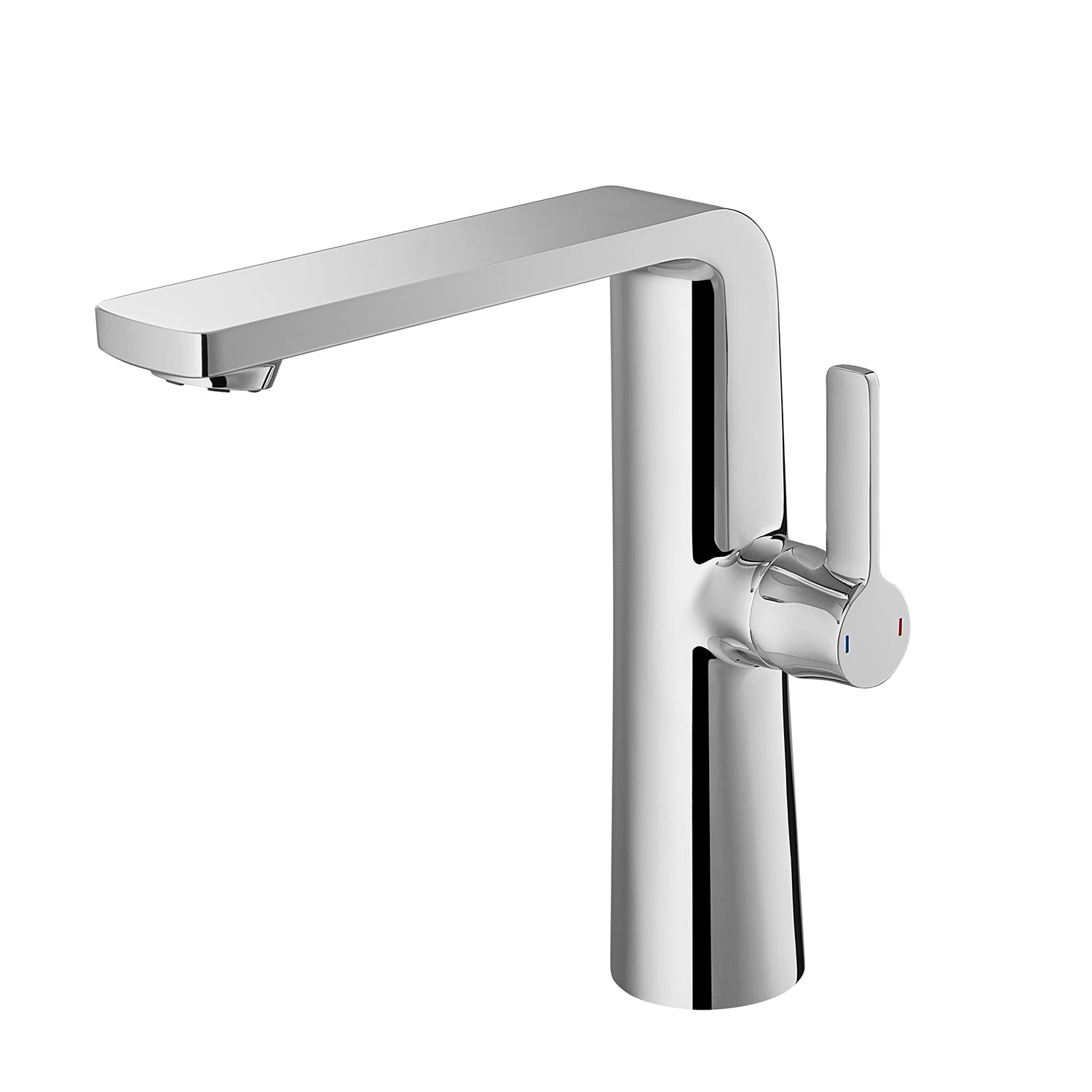 DAX Single Handle Bathroom Vessel Sink Faucet, Brass Body, Chrome Finish, Spout Height 8-3/4 Inches (DAX-8226A)