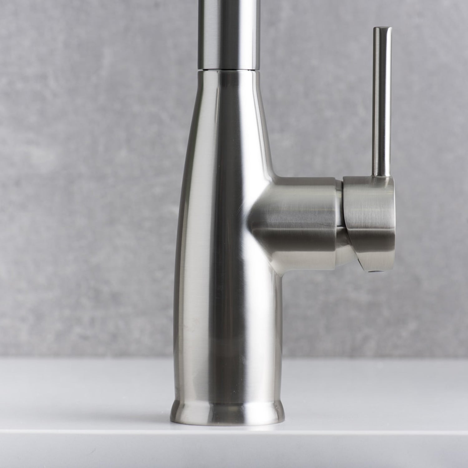 DAX Single Handle Pull Down Kitchen Faucet with Dual Sprayer, Brass Body, Brushed Nickel Finish, Size 11-7/16 x 17-1/2 Inches (DAX-8887)