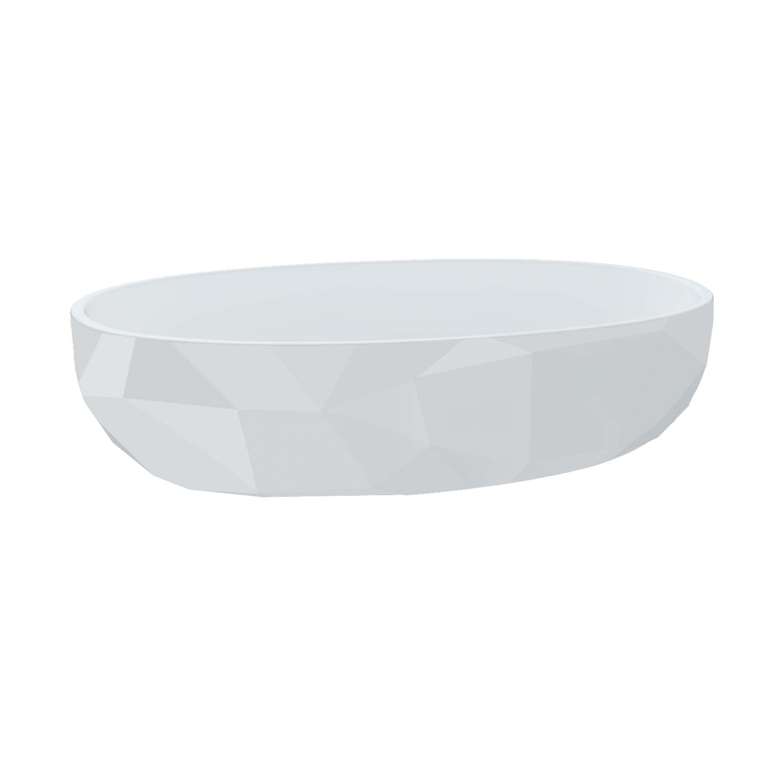 DAX Arte Solid Surface Oval Vessel Basin (18" x 12")