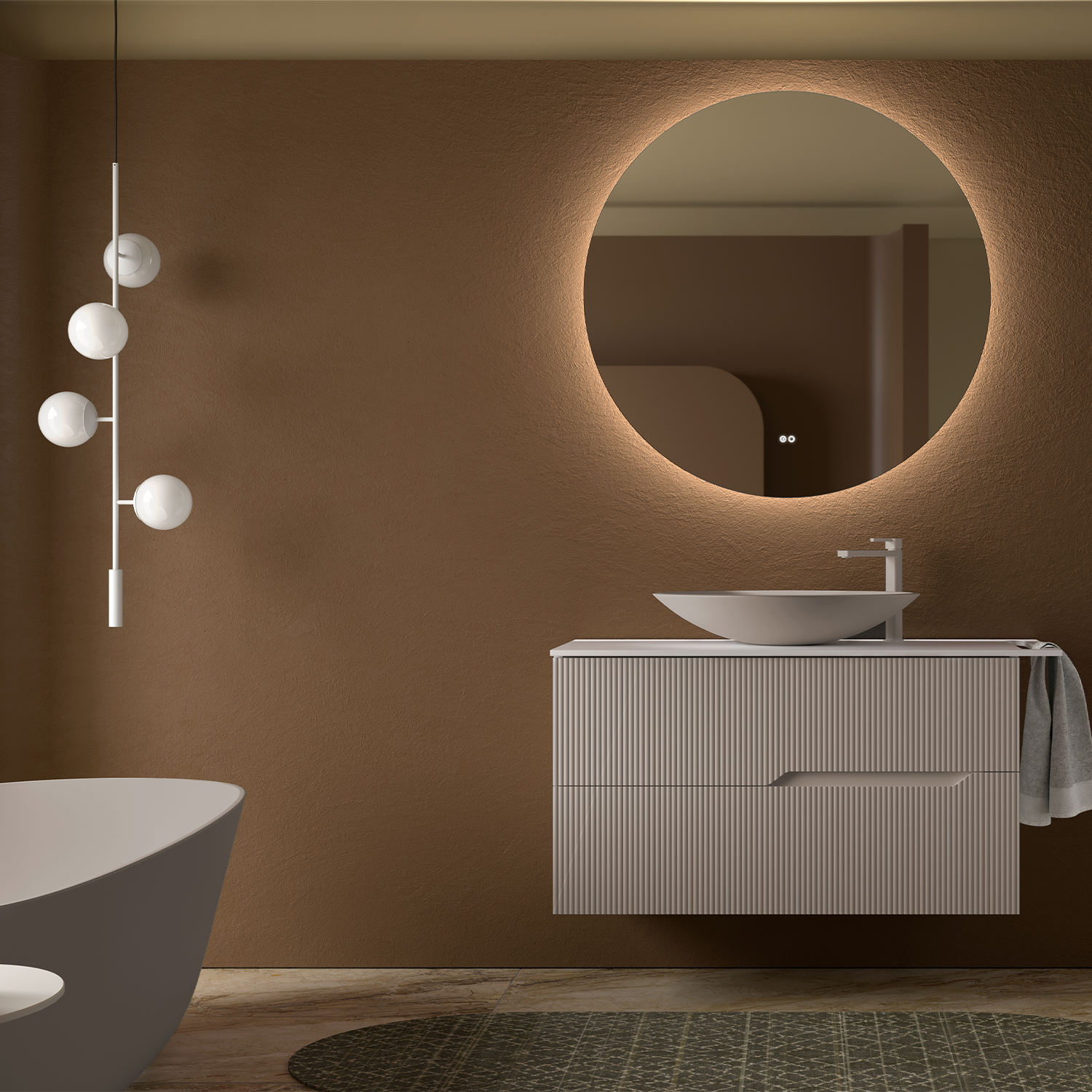 DAX Bamboo Collection Vanity Cabinet