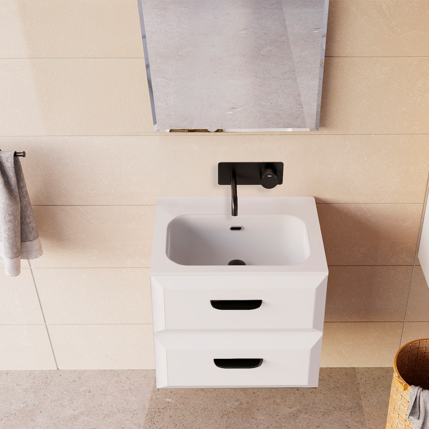 Bathroom Vanity Cabinet DELTA Collection by DAX