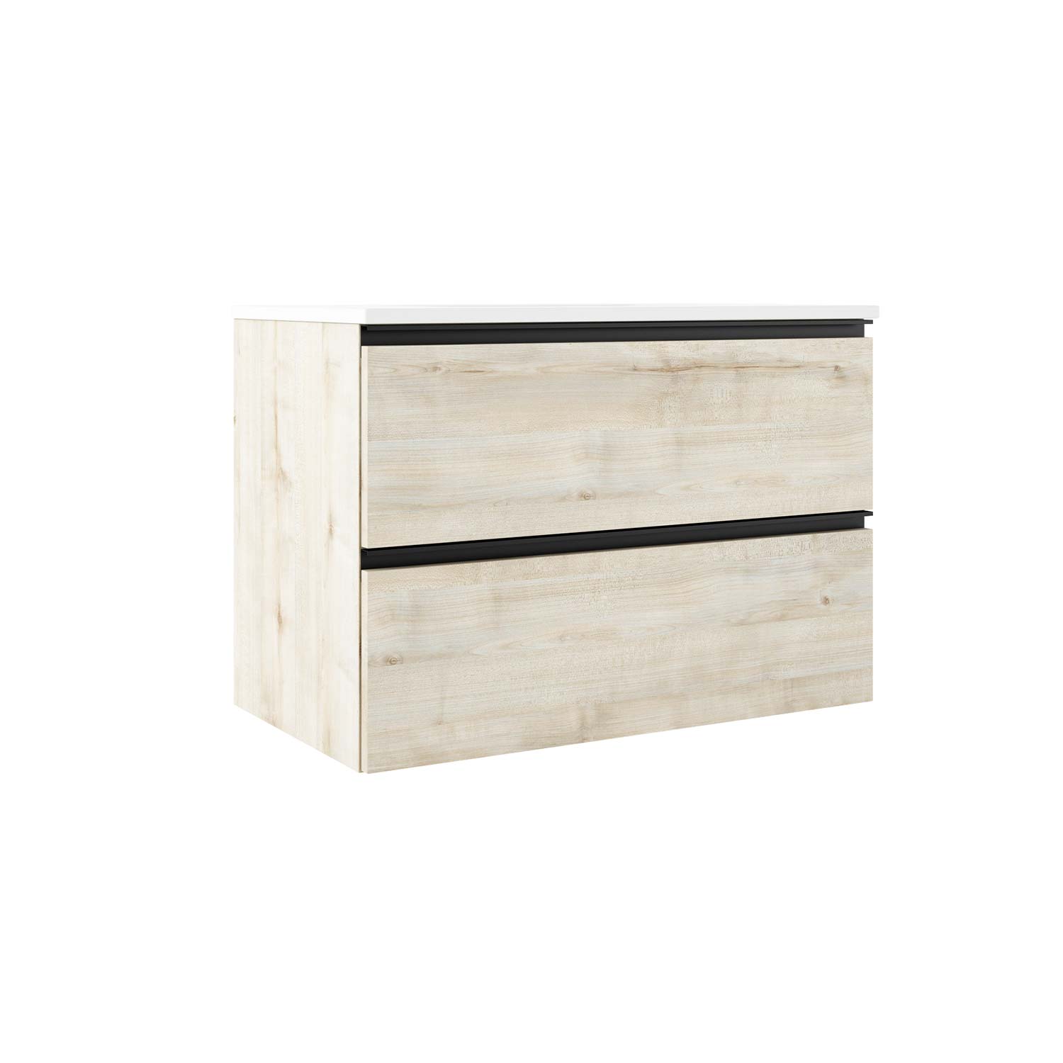 Granada Single Vanity 2 Drawers with Basin Included