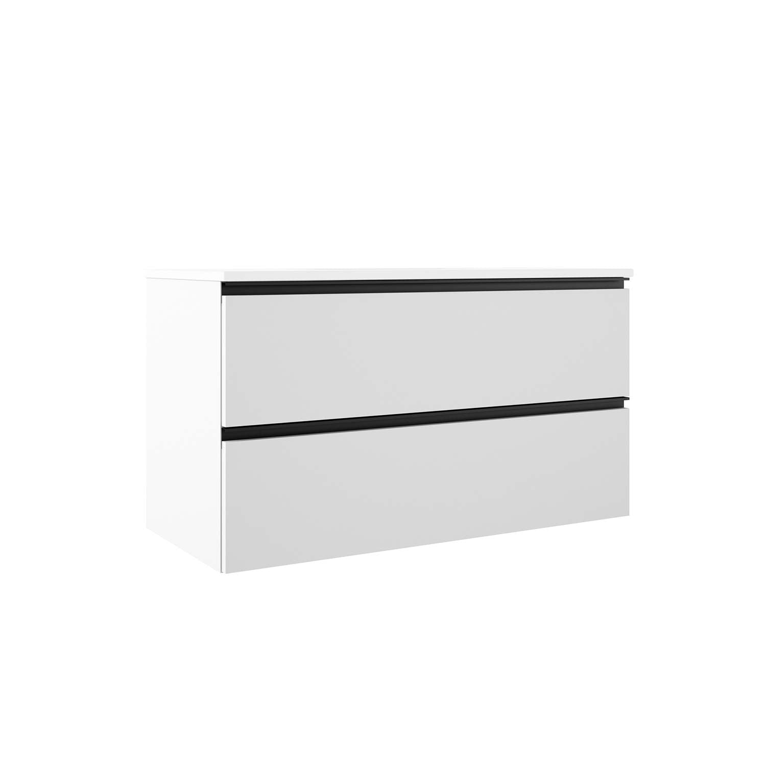 Granada Single Vanity 2 Drawers with Basin Included