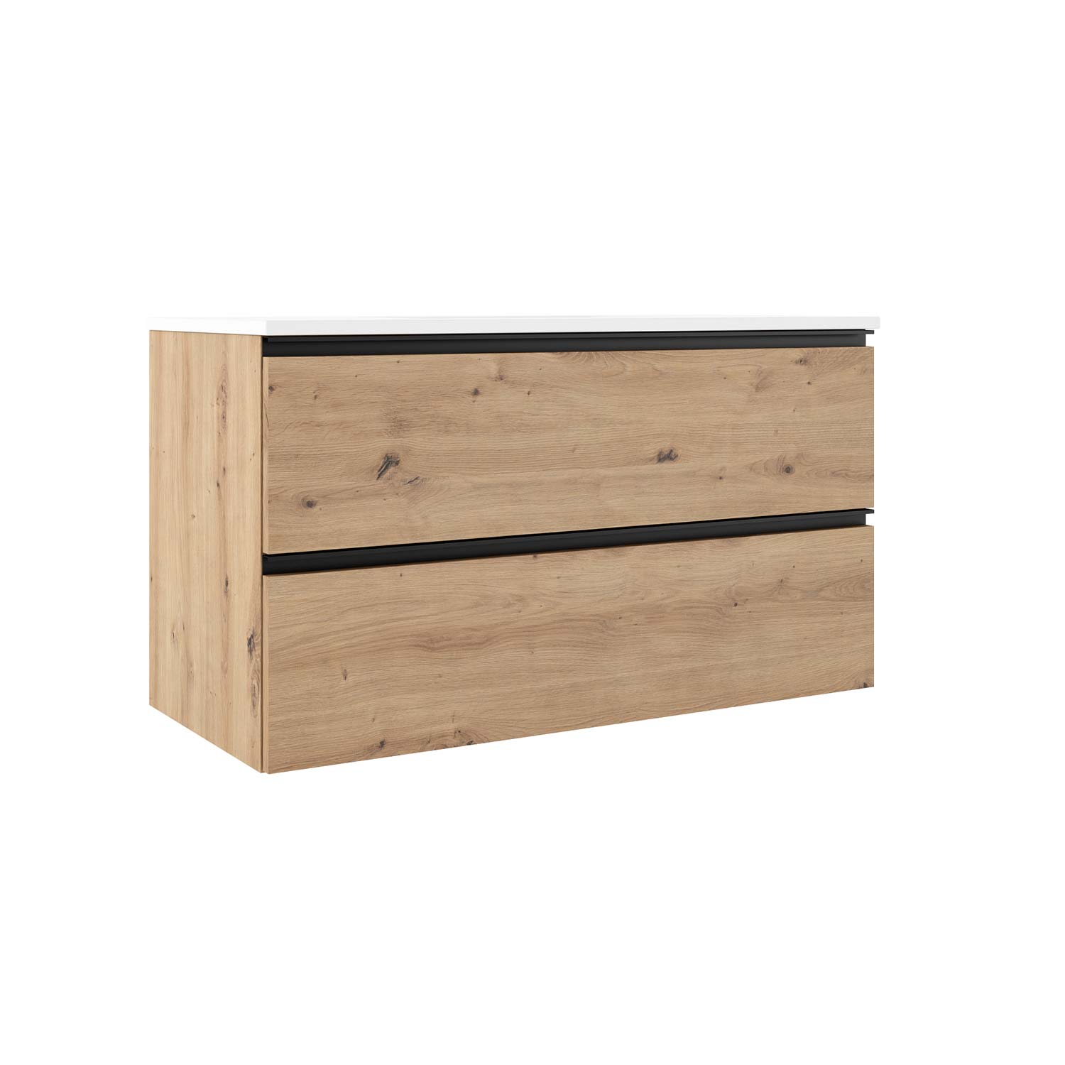 Granada Single Vanity 2 Drawers with Basin Included