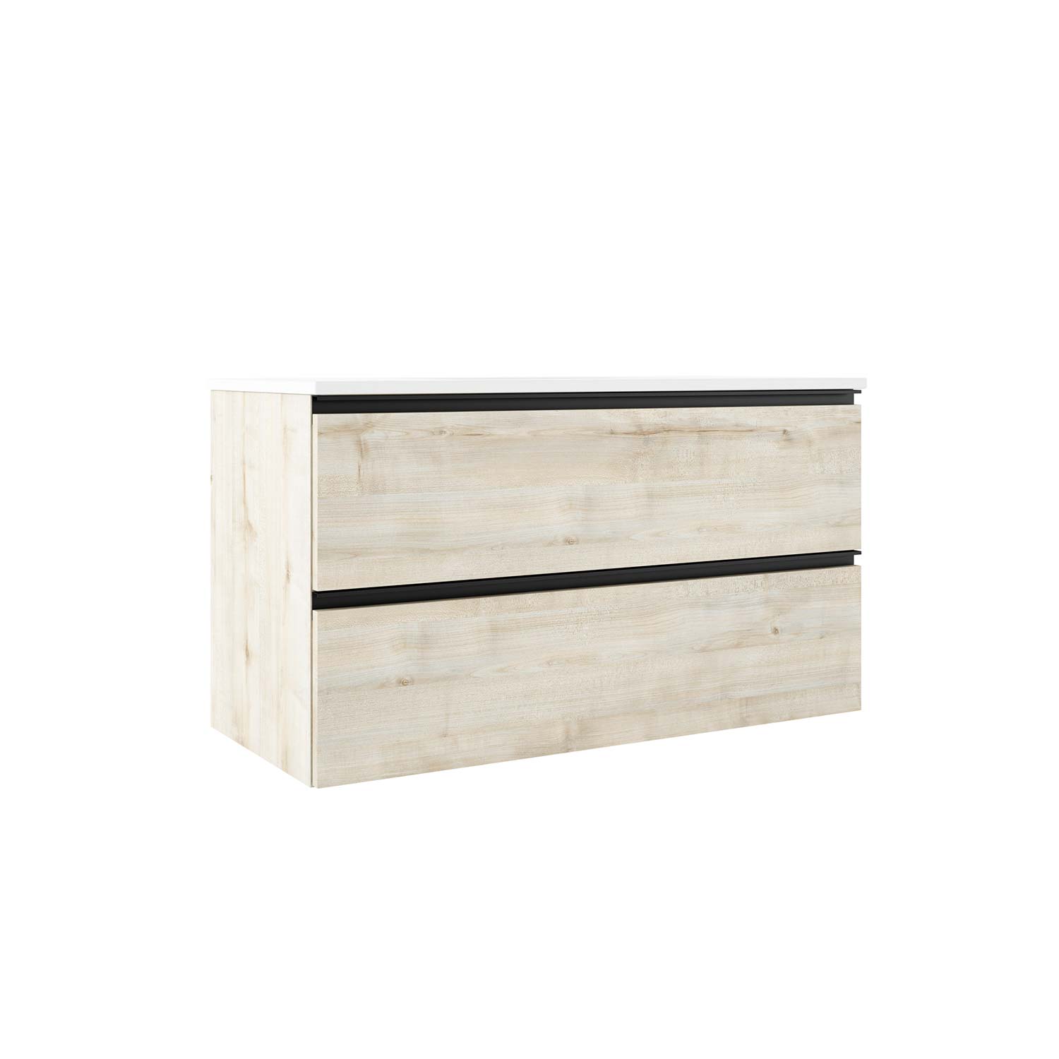Granada Single Vanity 2 Drawers with Basin Included