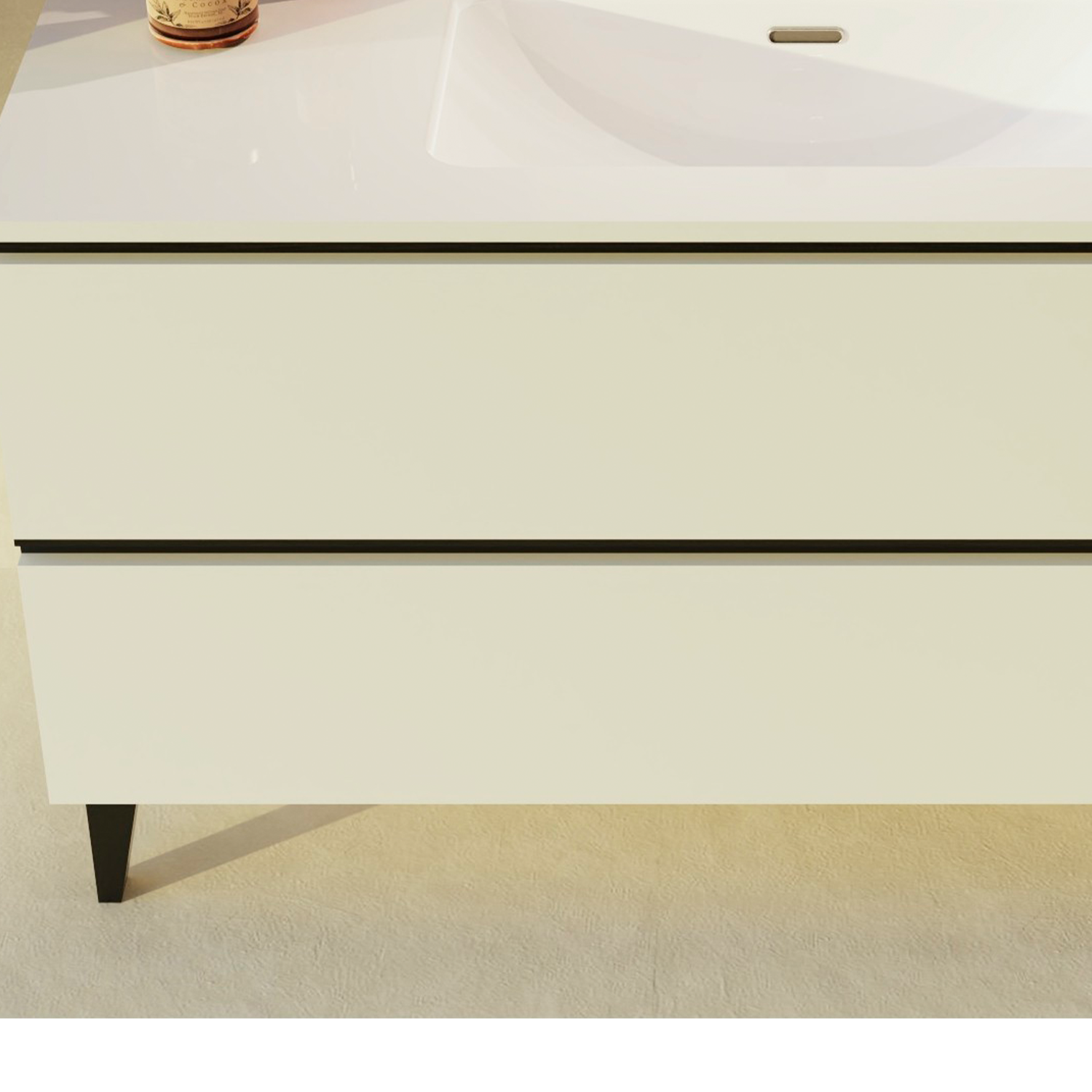 Set of 4 Legs for Granada Vanity - Black (DAX-GRA087610-BL)