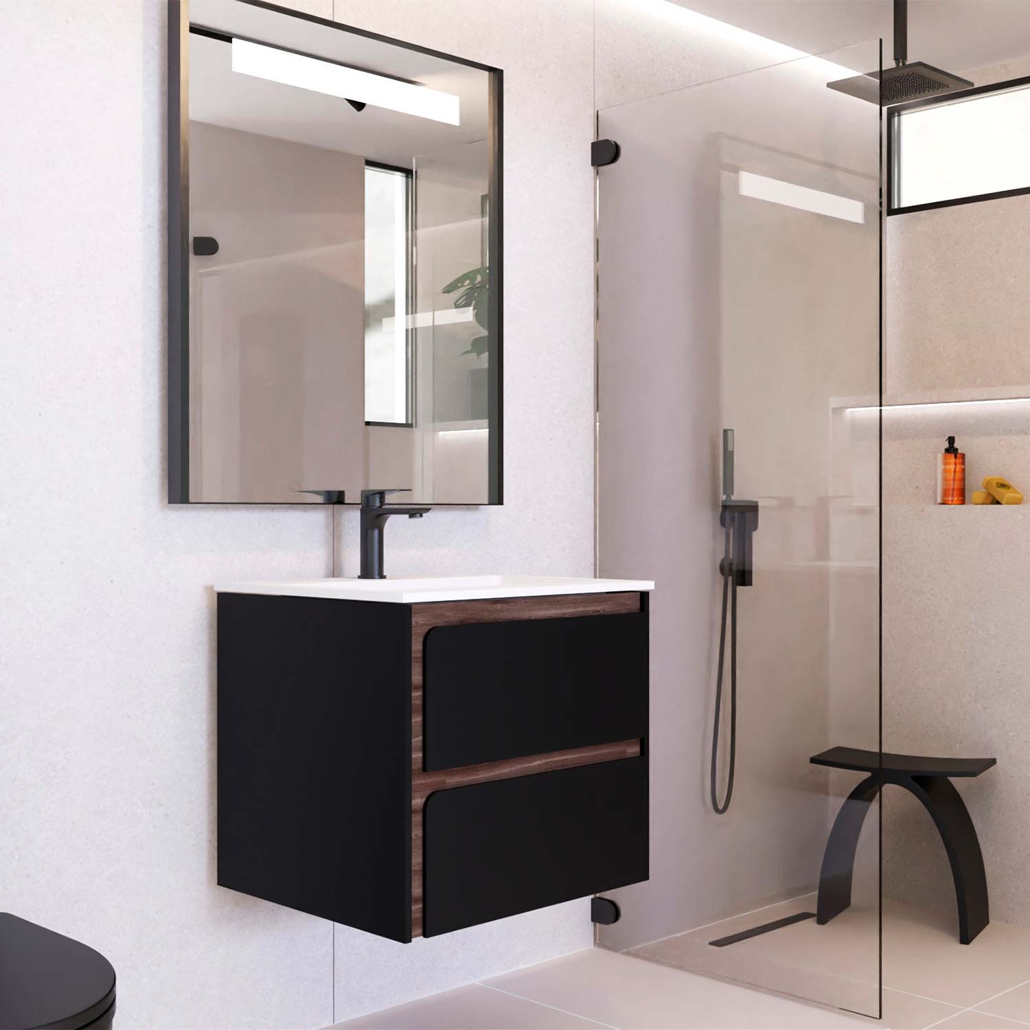 Indico Bathroom Single Vanity Cabinet with Basin Included