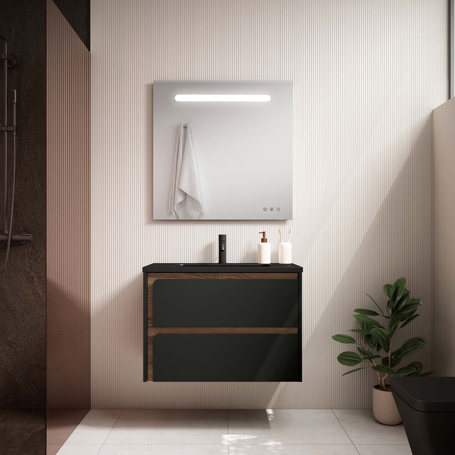 Indico Bathroom Single Vanity Cabinet with Basin Included