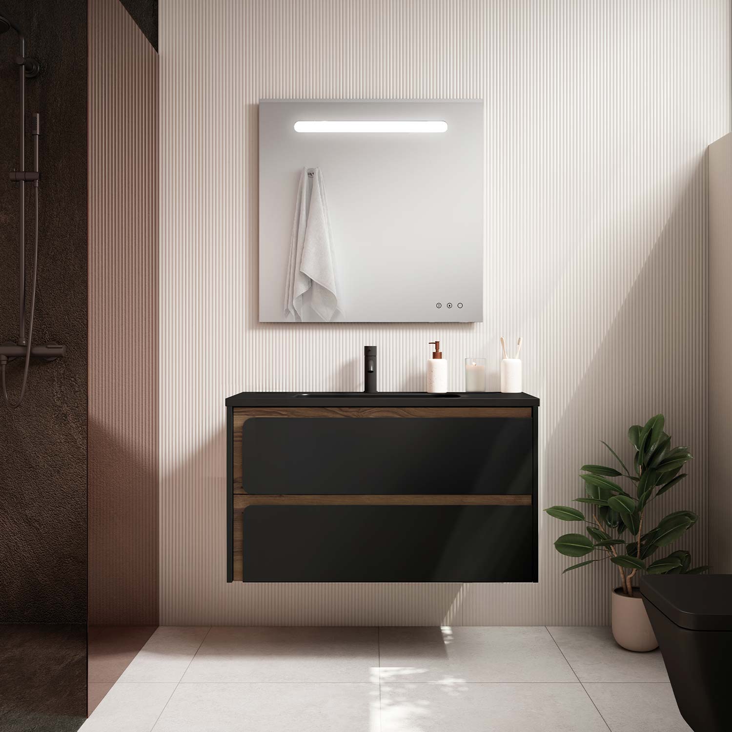 Indico Bathroom Single Vanity Cabinet with Basin Included