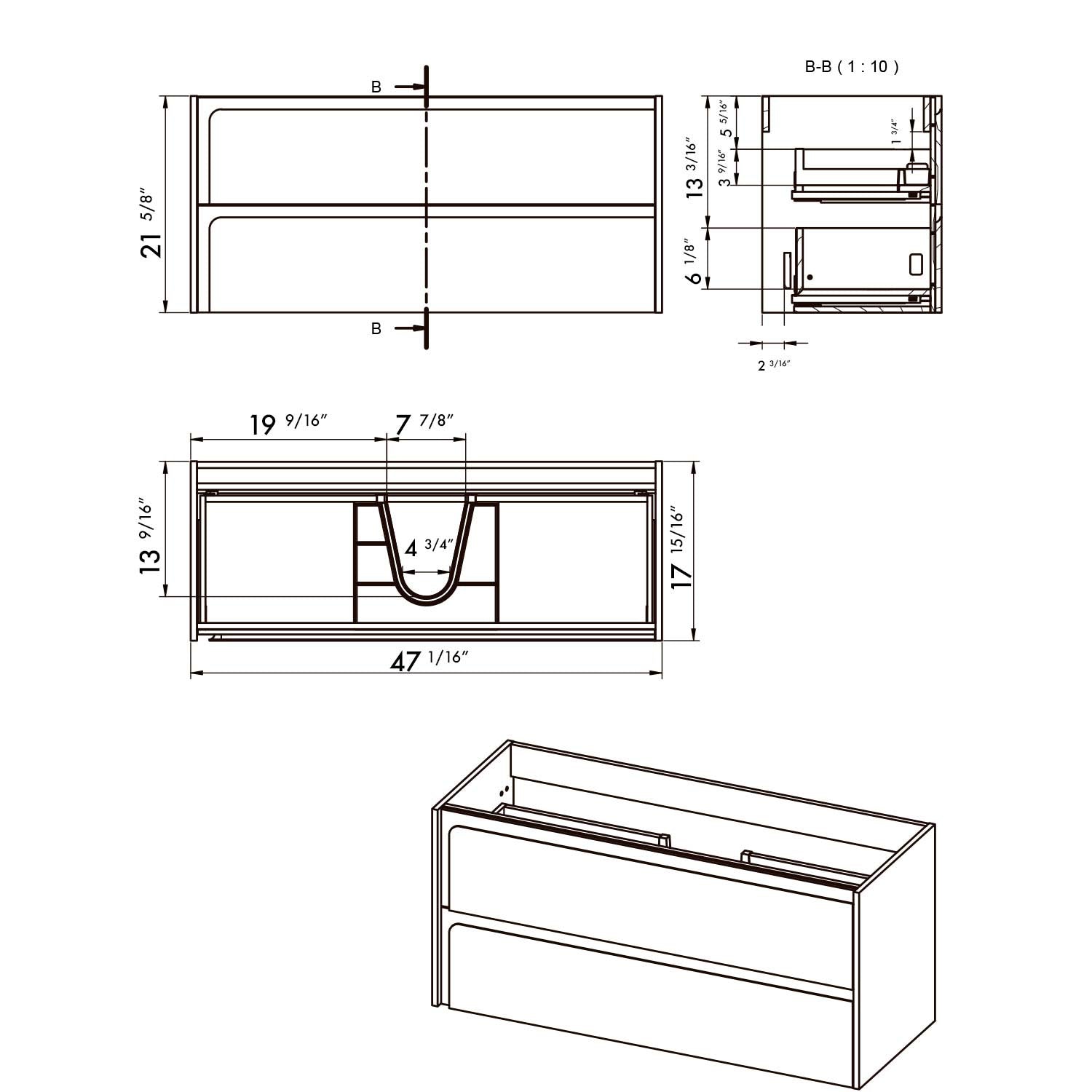 Indico Bathroom Single Vanity Cabinet with Basin Included