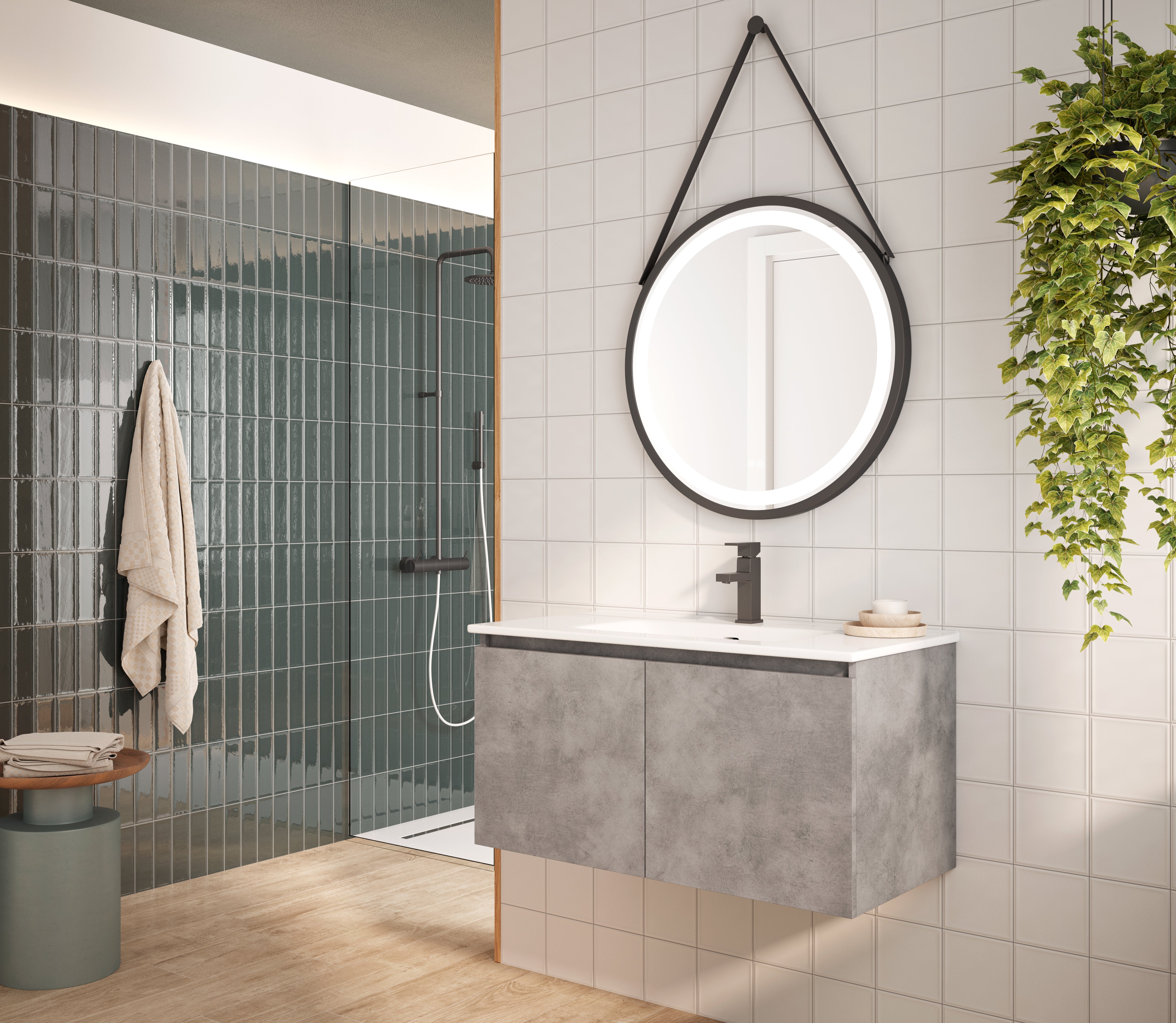 Malibu Bathroom Vanity Cabinet with Ceramic Basin Included