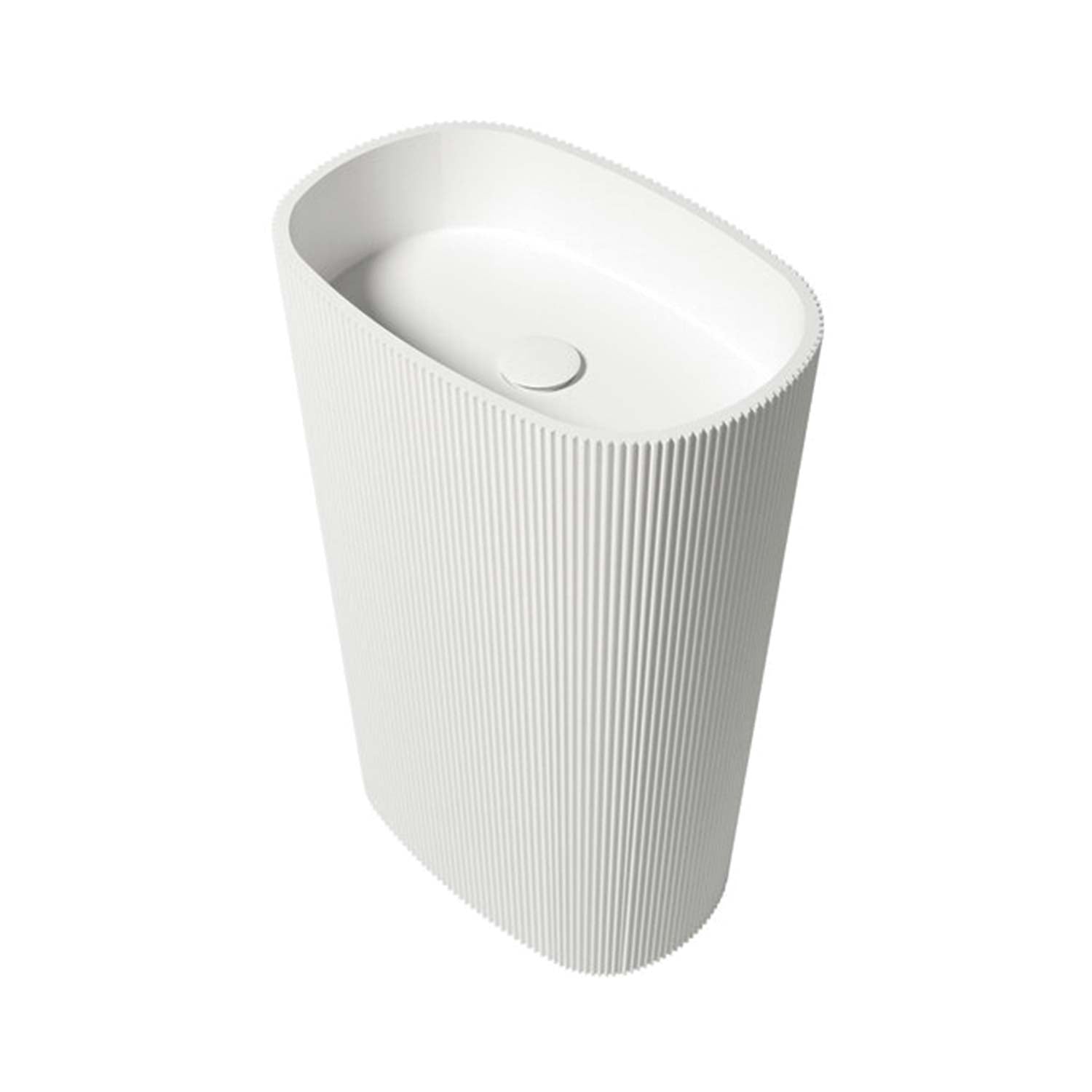 DAX OLYMPIA collection matte finish pedestal sink