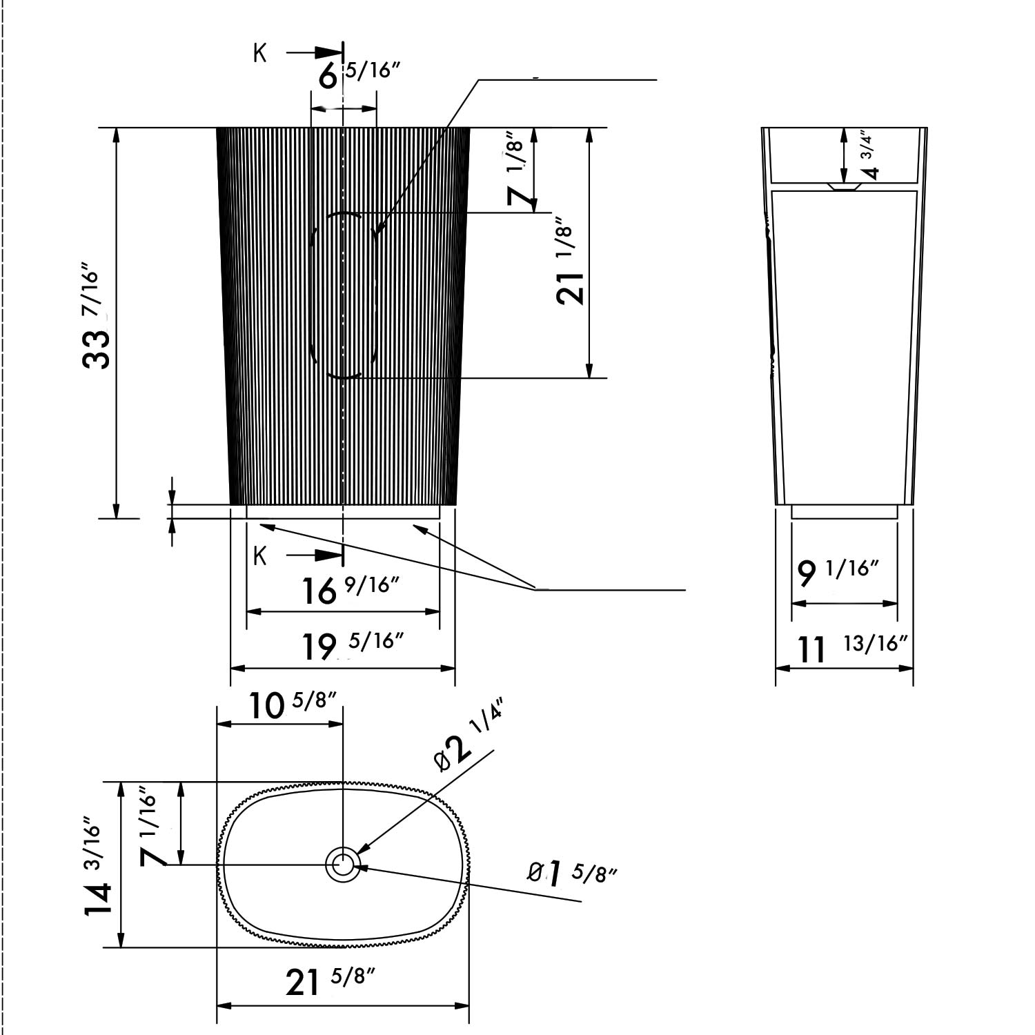 Bathroom Sinks OLYMPIA Collection by DAX